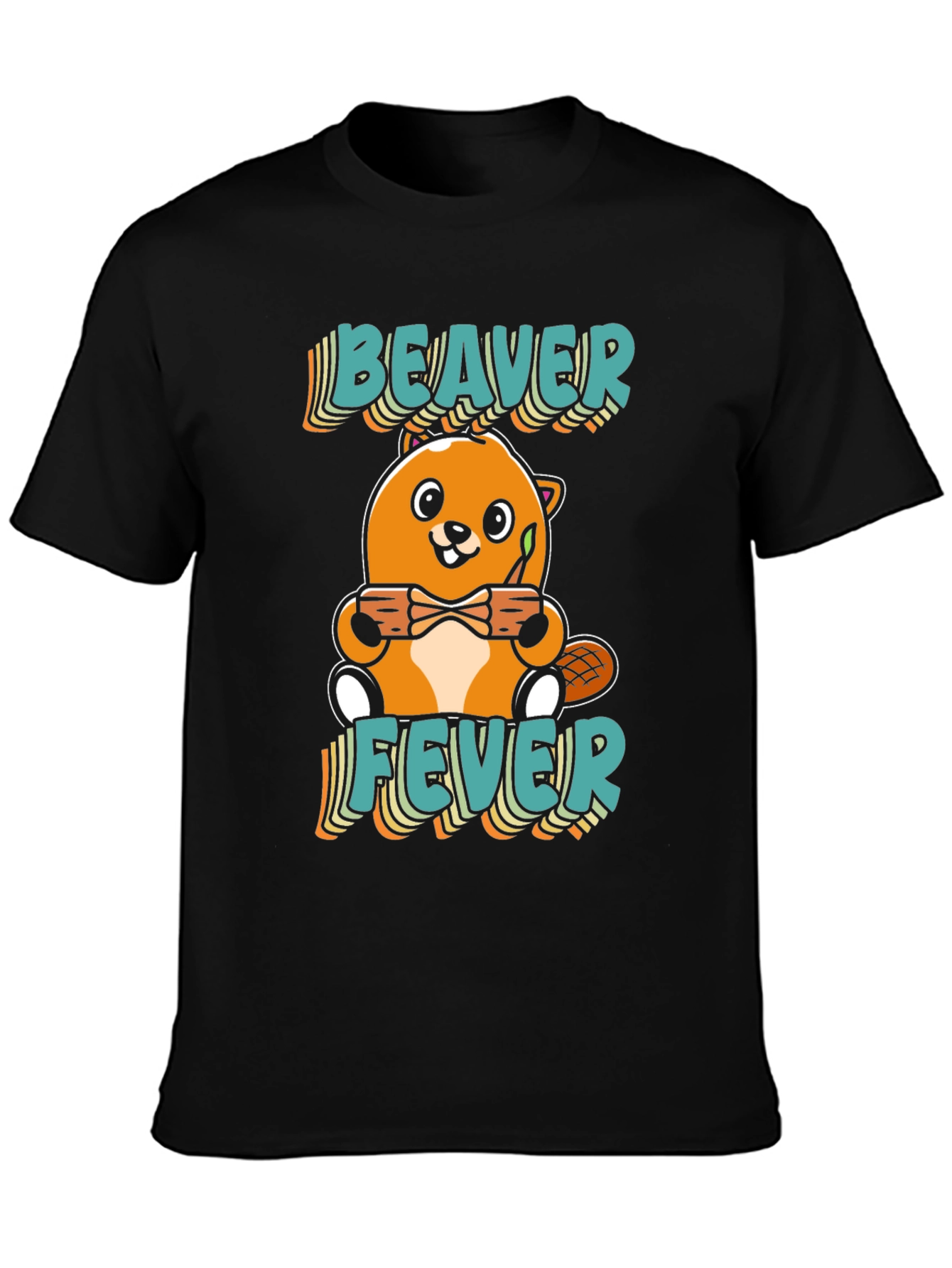 Beaver Fever Cartoon Graphic T-Shirt