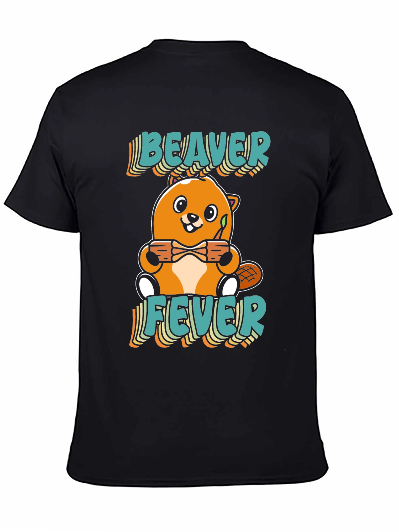 Beaver Fever Cartoon Graphic T-Shirt