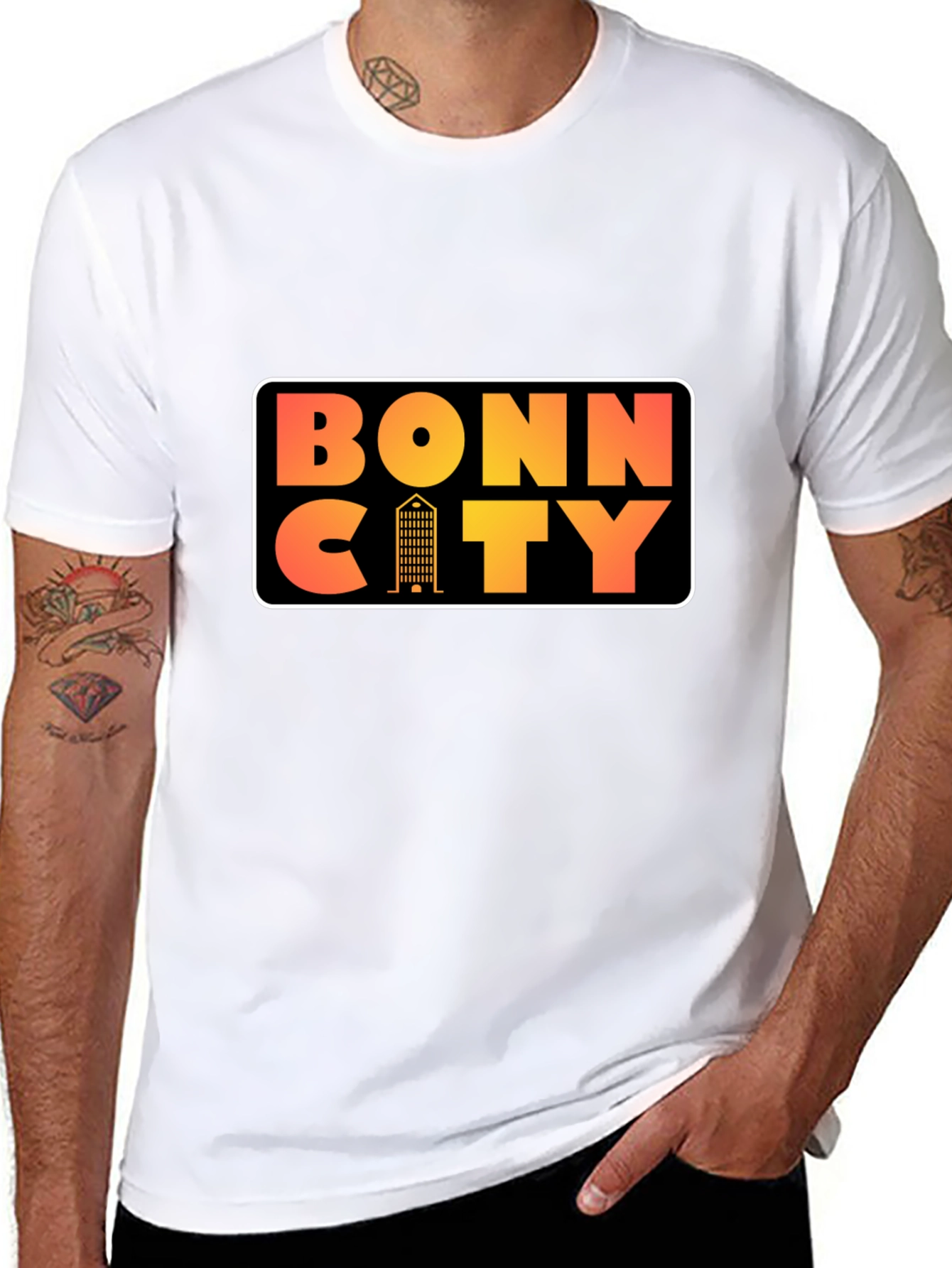 Bonn City Graphic Tee - Modern Urban Style