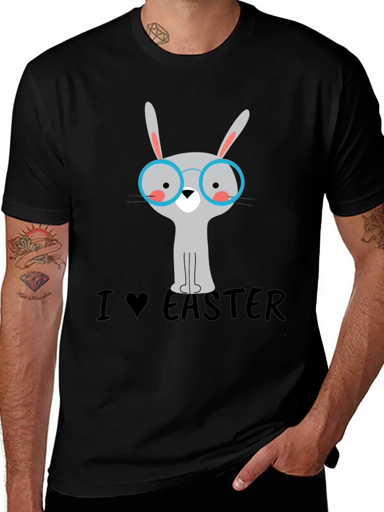 I Love Easter Rabbit Tee