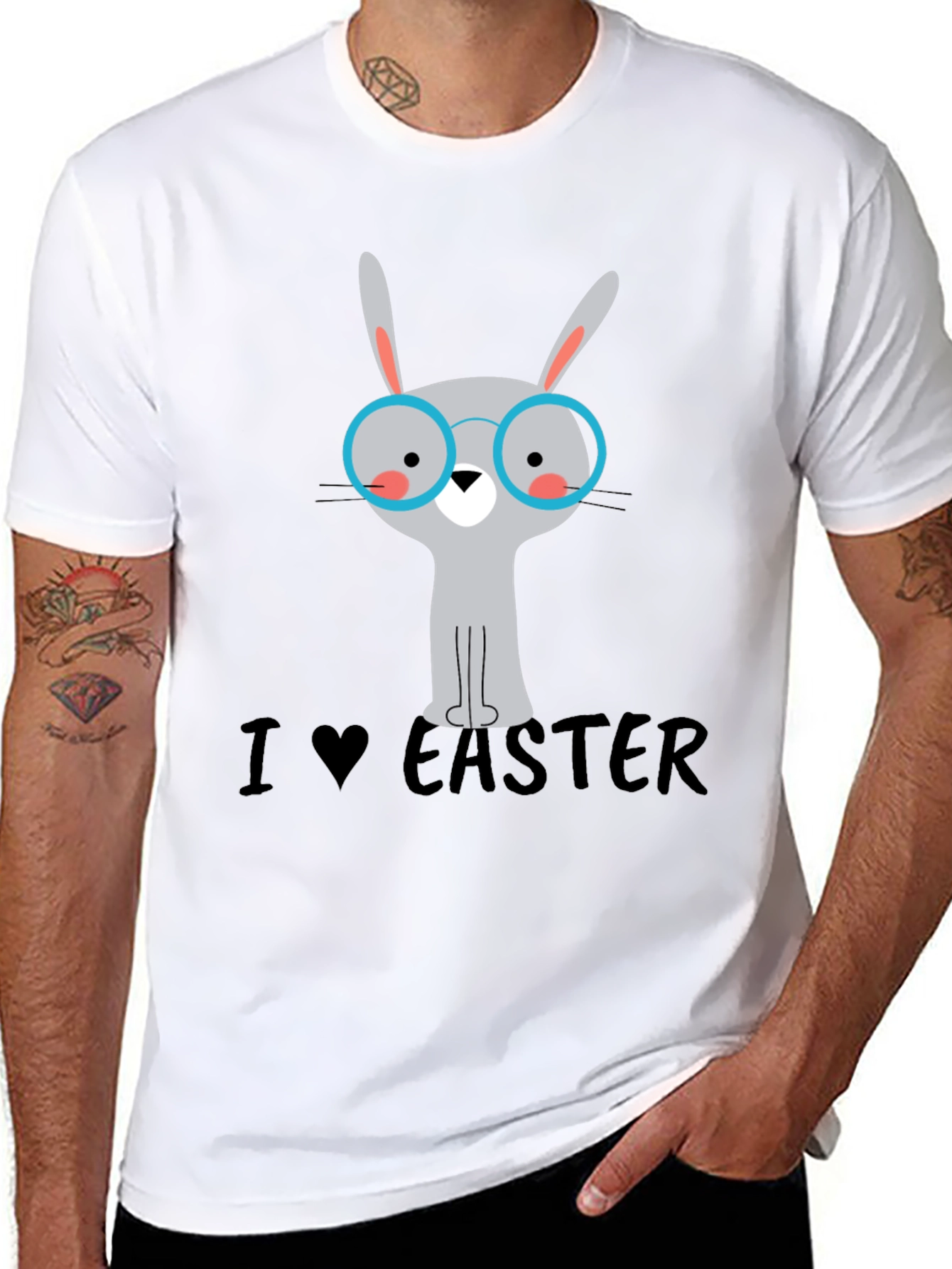 I Love Easter Rabbit Tee