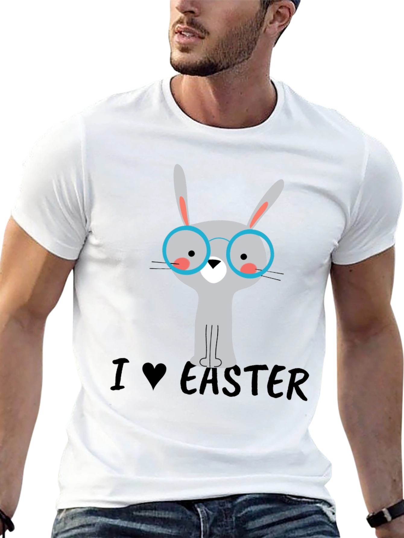 I Love Easter Rabbit Tee
