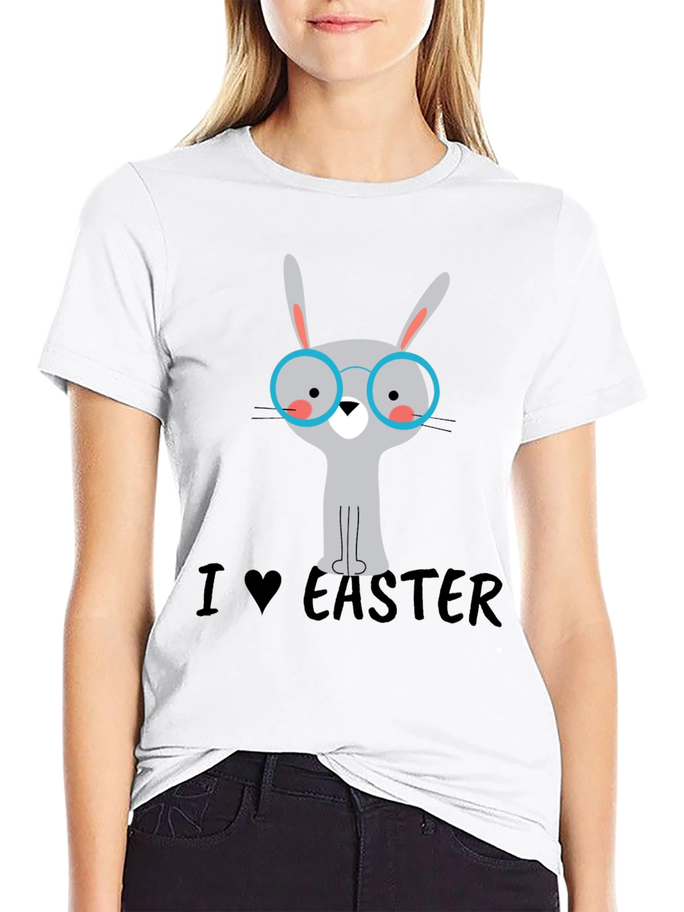 I Love Easter Rabbit Tee