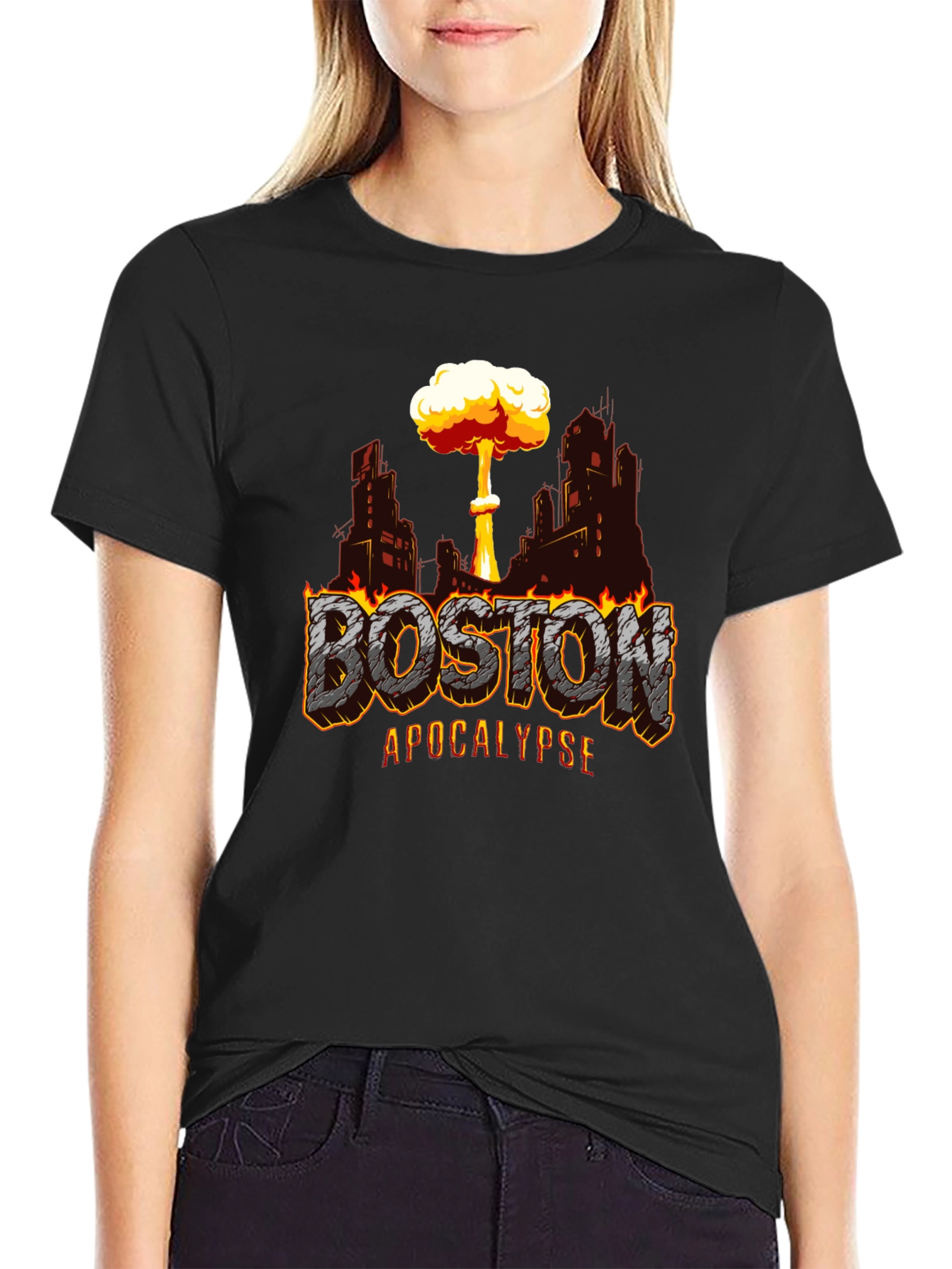 Boston Apocalypse T-Shirt - Graphic Novelty Tee