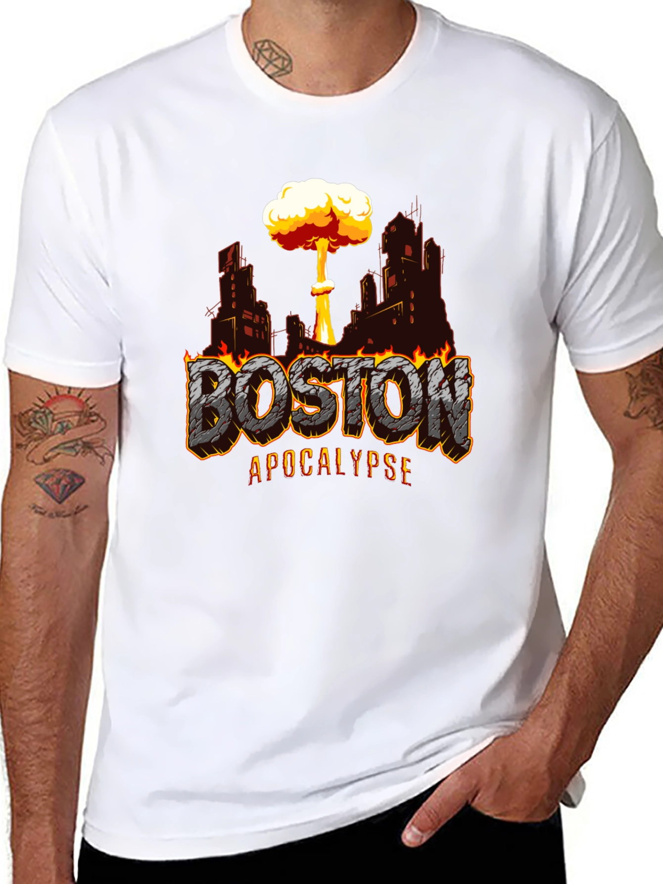 Boston Apocalypse T-Shirt - Graphic Novelty Tee