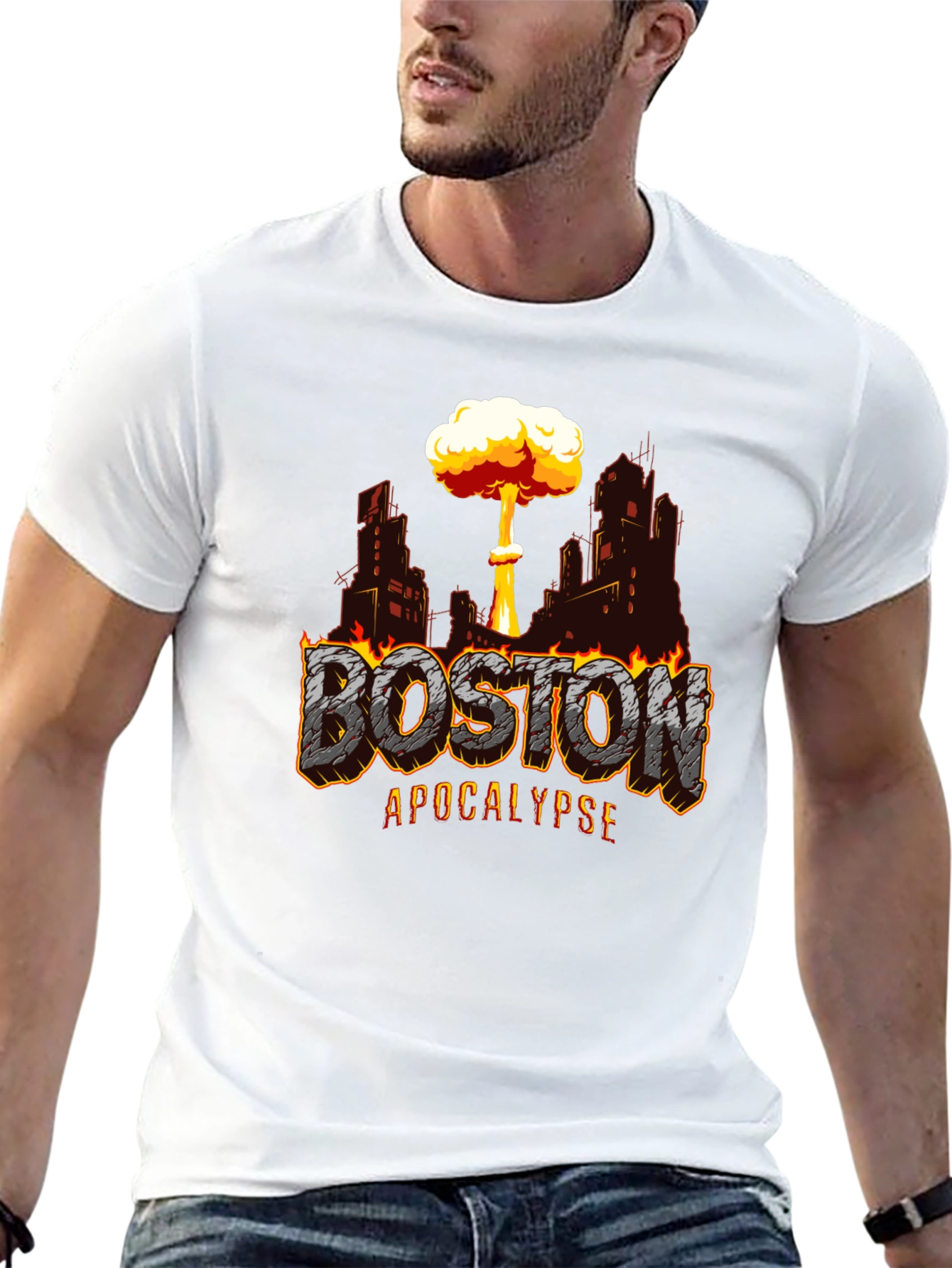 Boston Apocalypse T-Shirt - Graphic Novelty Tee