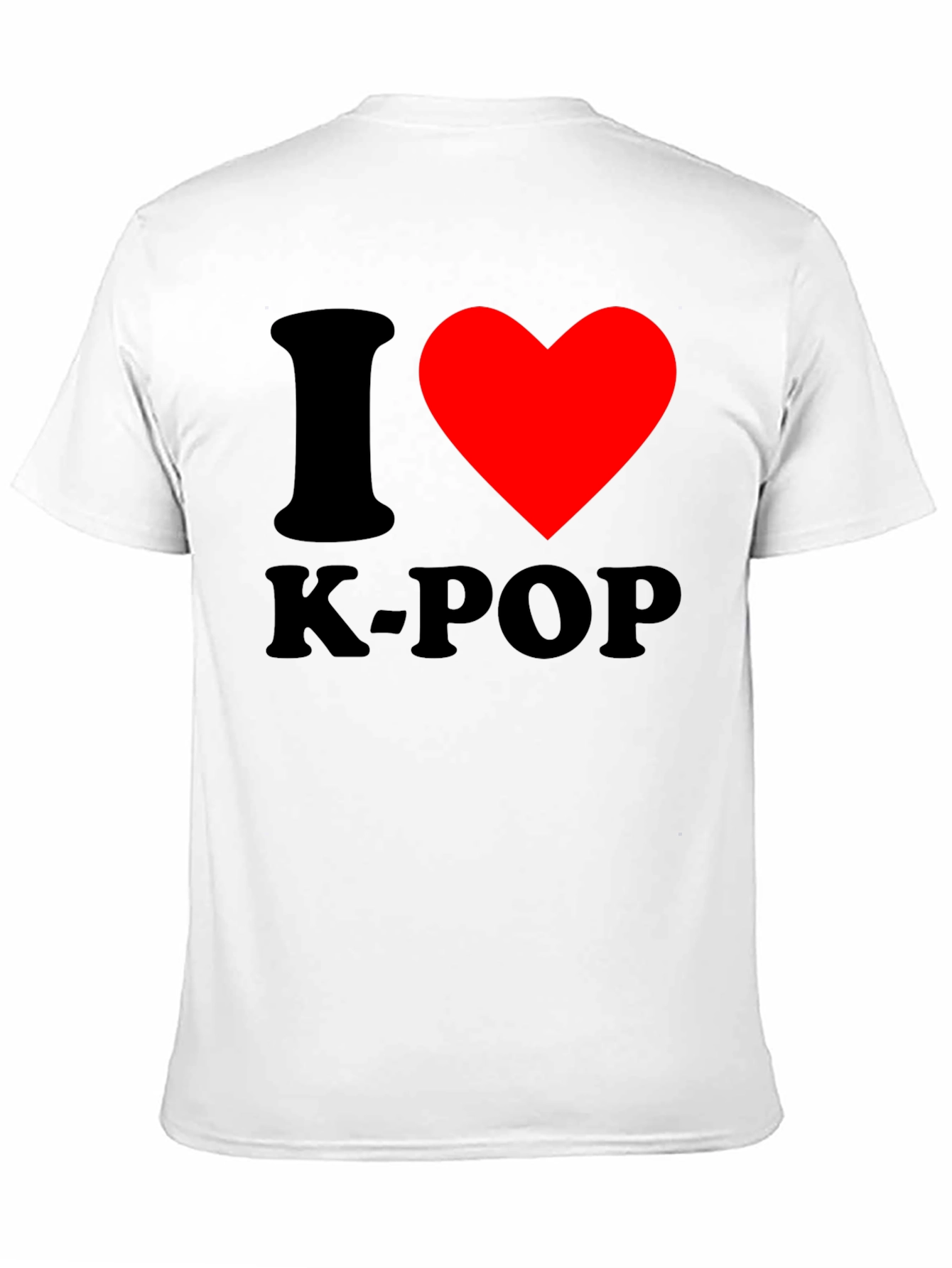 I Heart K-Pop Black Graphic Tee