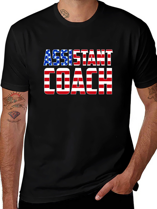 Assistant Coach USA Flag T-Shirt