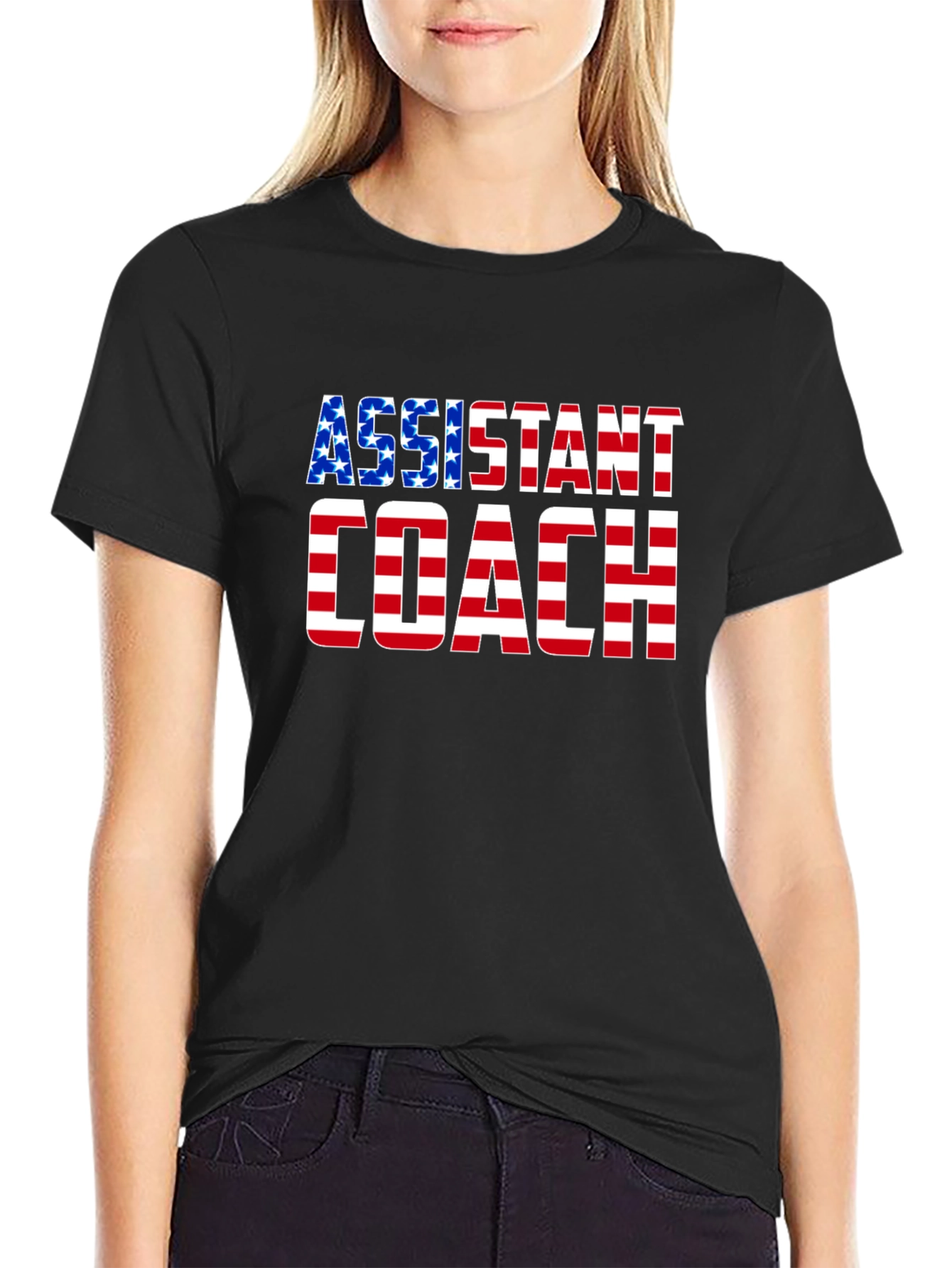 Assistant Coach USA Flag T-Shirt