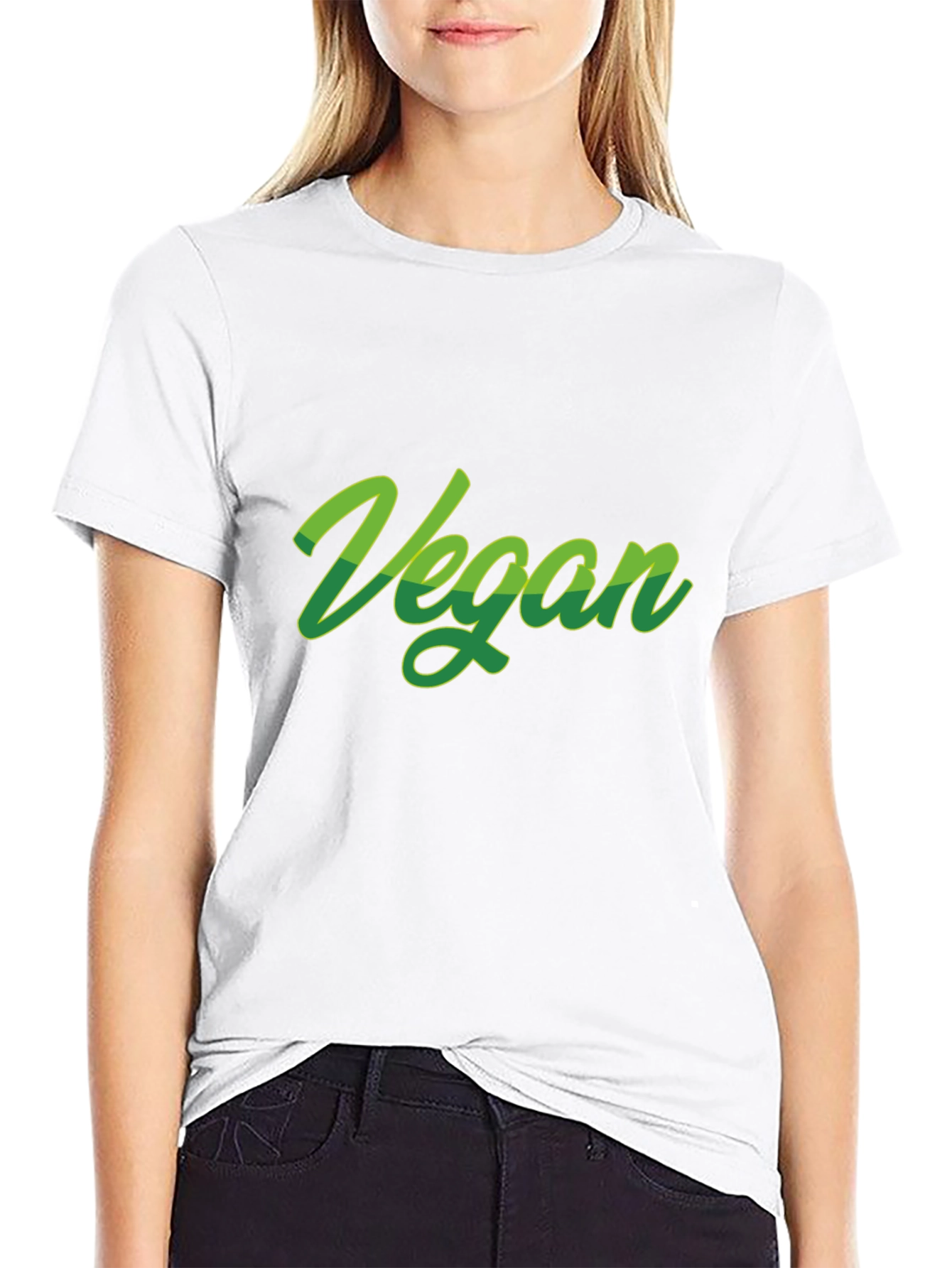 Vegan Green Graphic T-Shirt