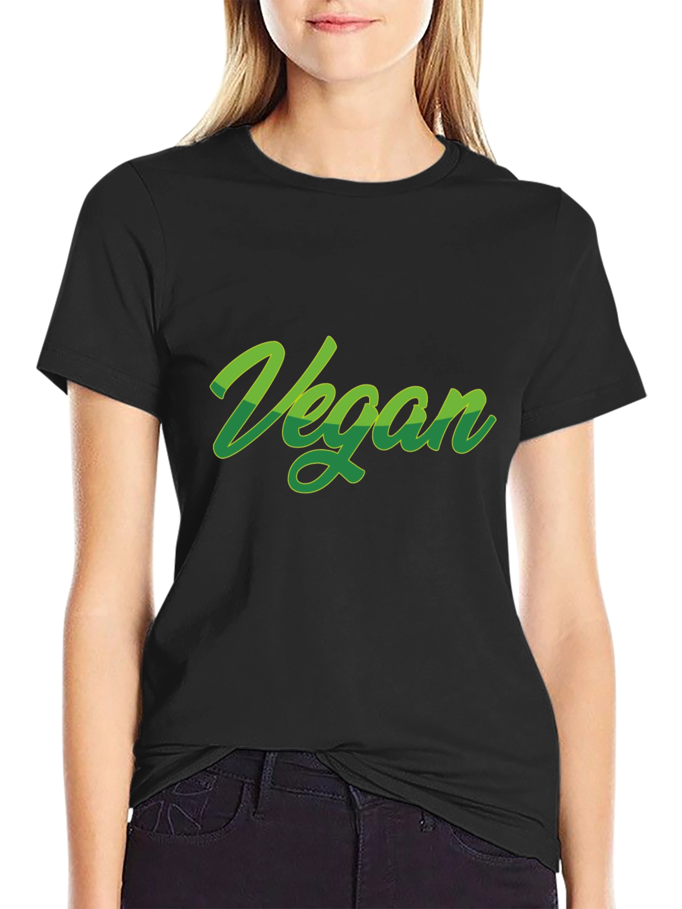 Vegan Green Graphic T-Shirt