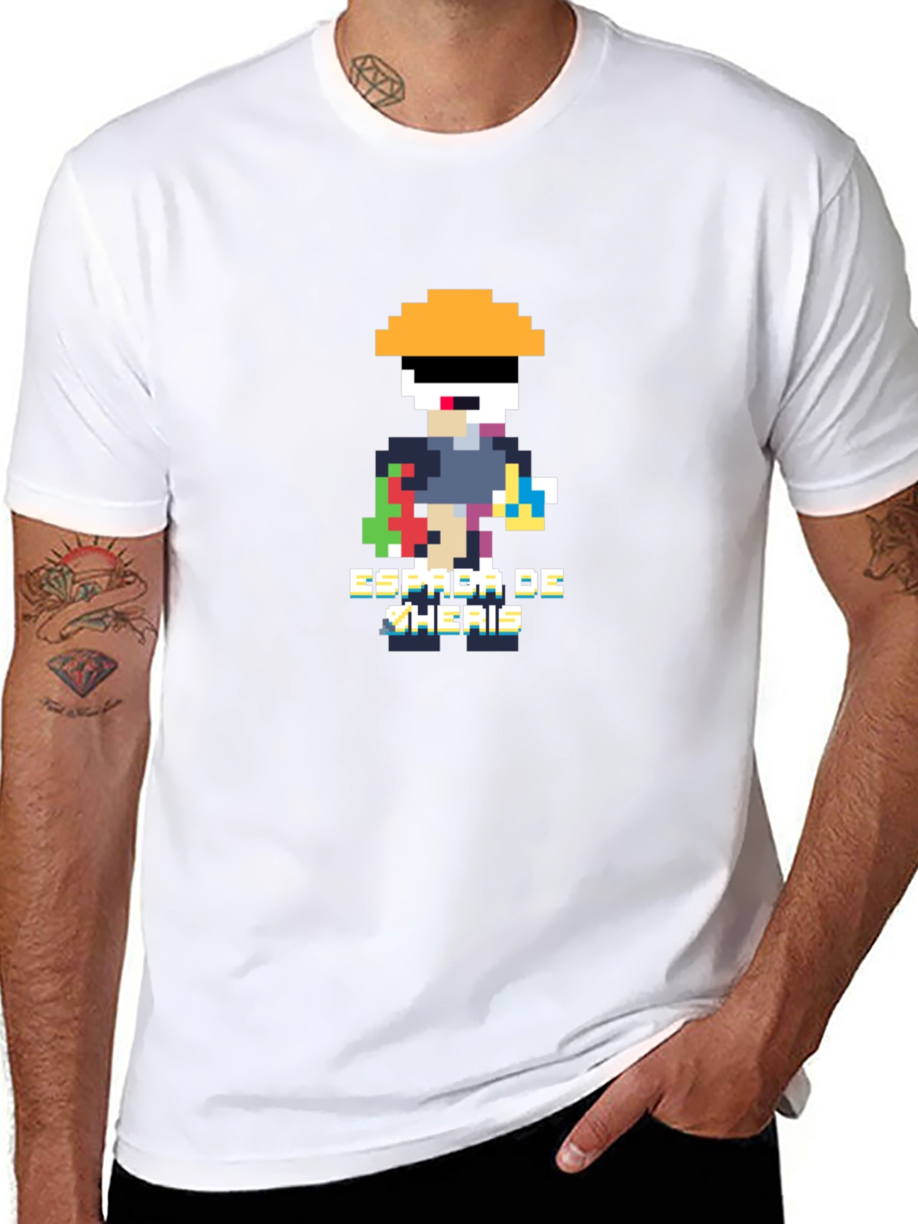 Pixel Art Graphic T-Shirt - Espada De Sheris