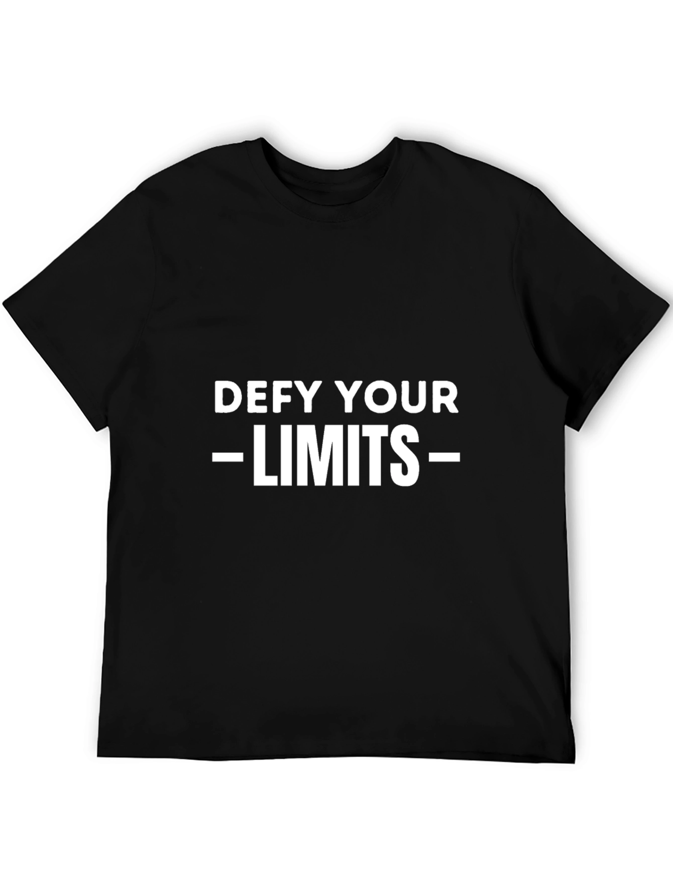 Defy Your Limits Graphic Tee - Bold Motivational T-Shirt