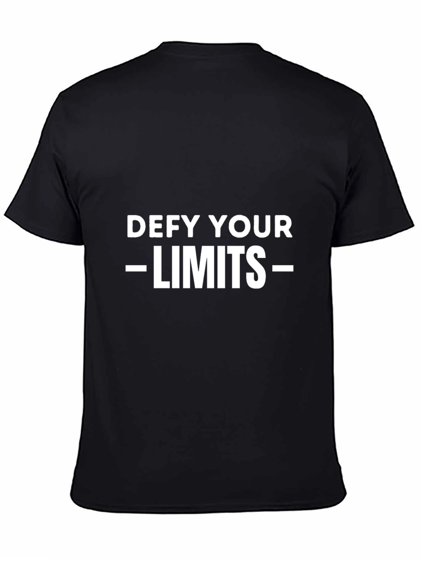 Defy Your Limits Graphic Tee - Bold Motivational T-Shirt