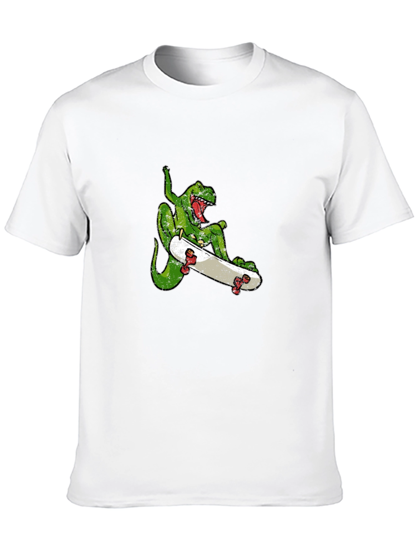 Dinosaur Skateboard T-Shirt - Cool Graphic Tee
