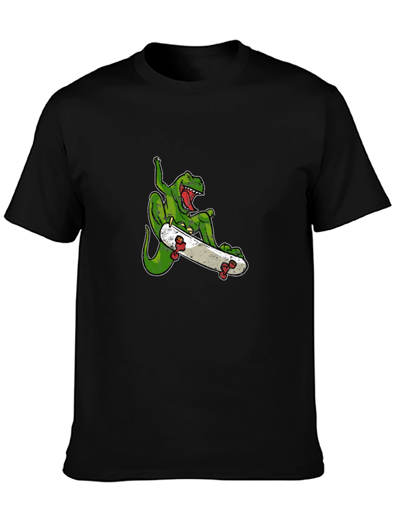 Dinosaur Skateboard T-Shirt - Cool Graphic Tee