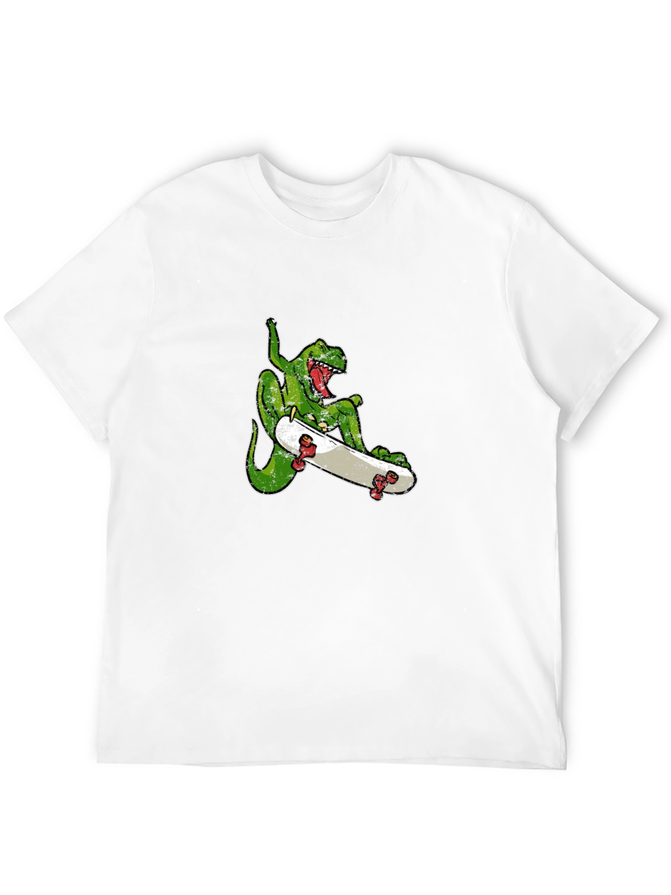 Dinosaur Skateboard T-Shirt - Cool Graphic Tee