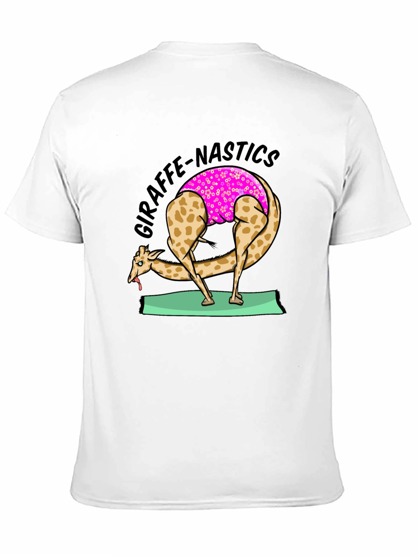 Funny Giraffe Yoga T-Shirt
