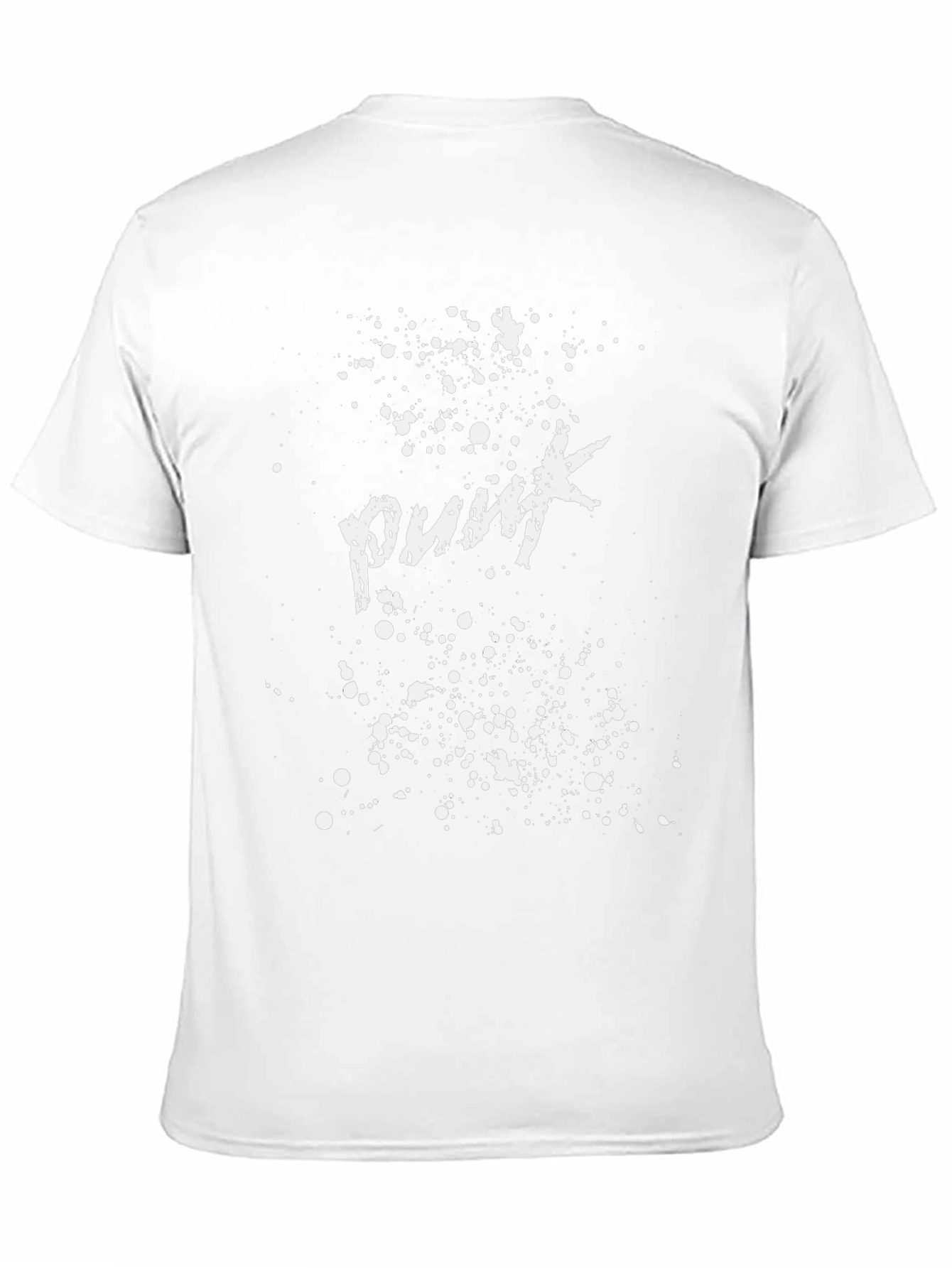 Punk Splatter T-Shirt - Black Cotton Tee