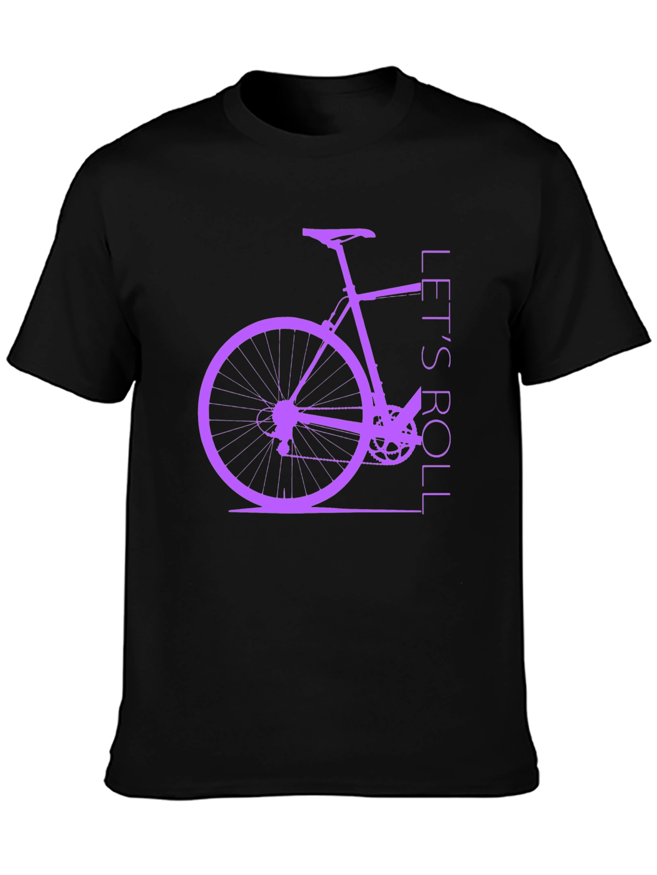 Lets Roll Bike Graphic T-Shirt