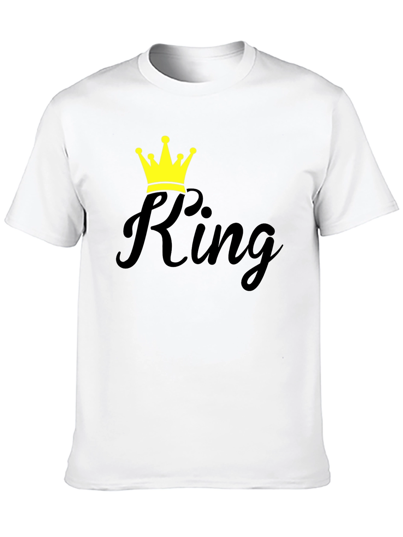 King Graphic T-Shirt - Stylish Crown Design