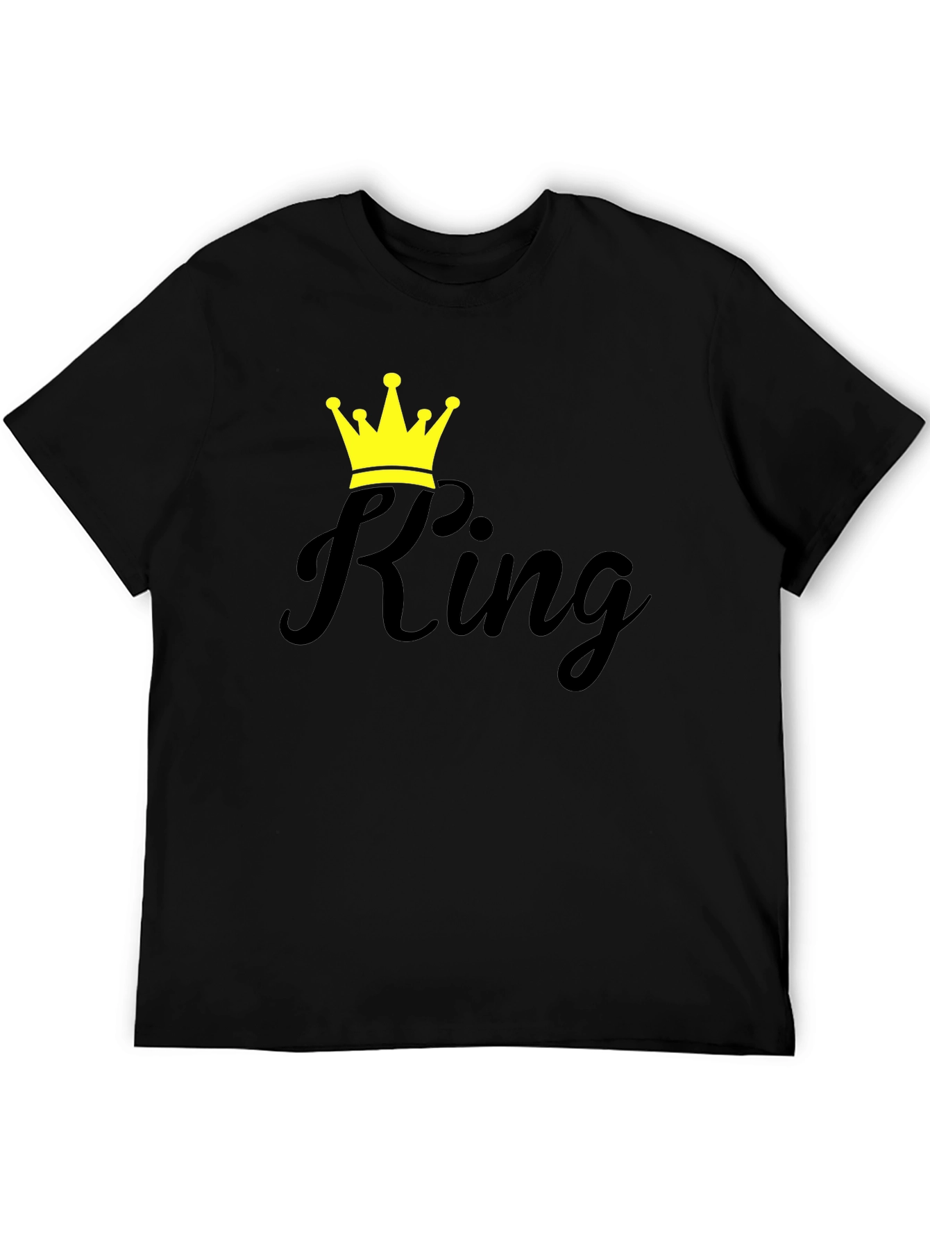 King Graphic T-Shirt - Stylish Crown Design