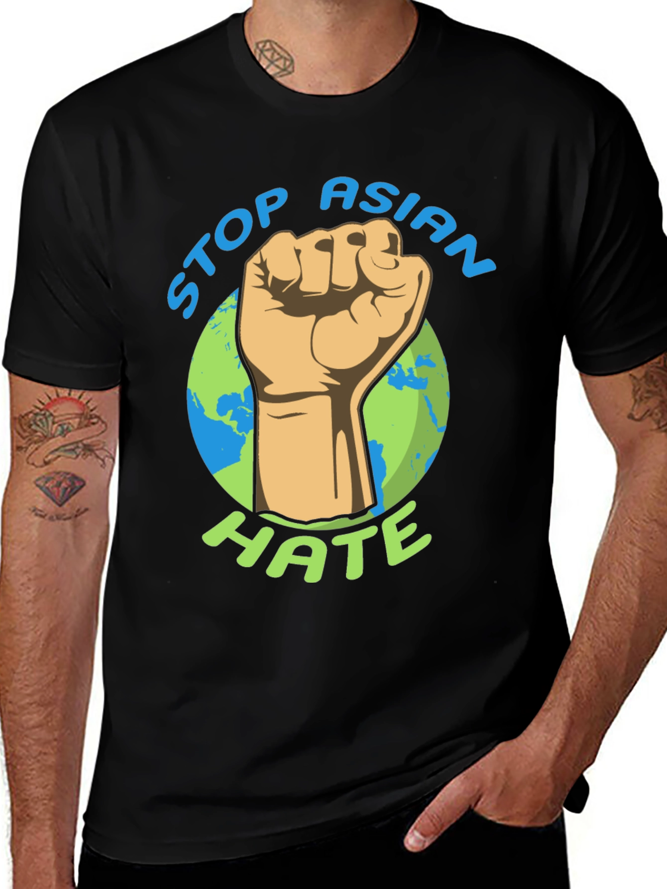 Stop Asian Hate Graphic Tee