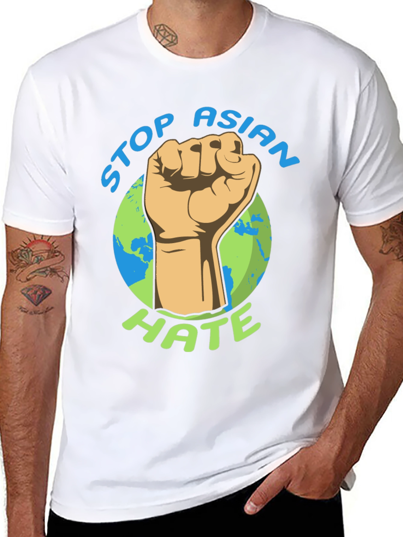 Stop Asian Hate Graphic Tee