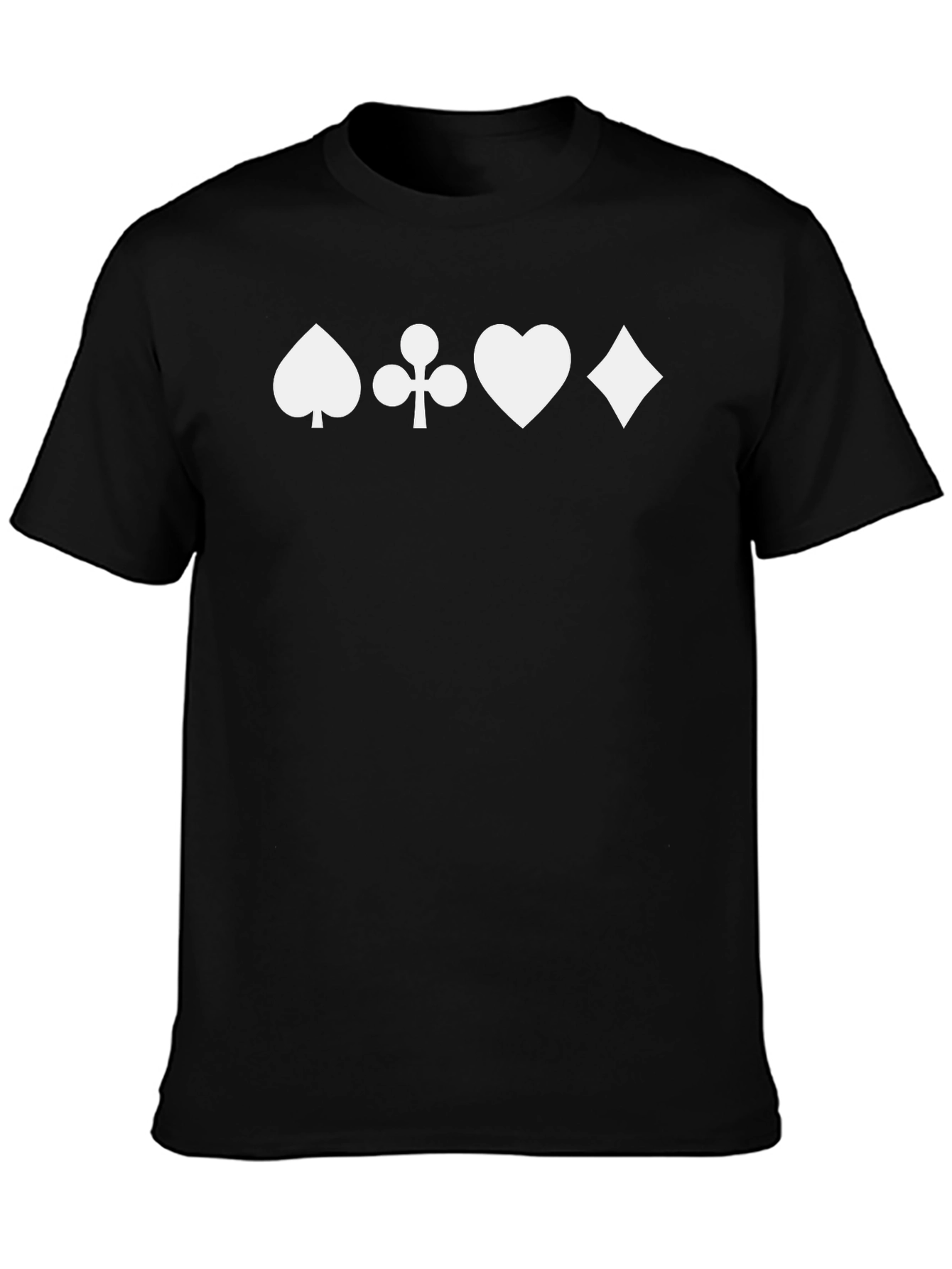 Suits T-Shirt: Spade Club Heart Diamond