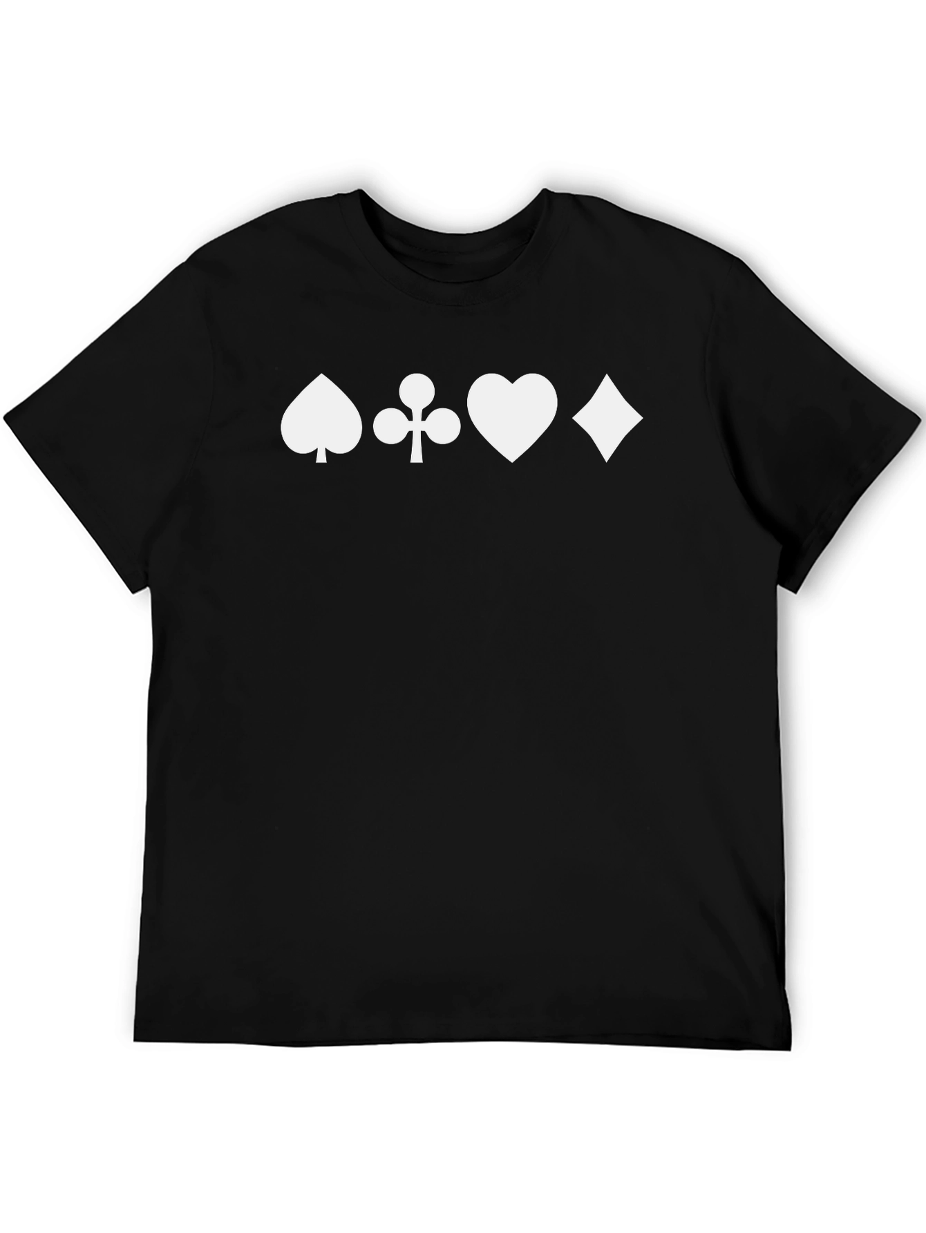 Suits T-Shirt: Spade Club Heart Diamond