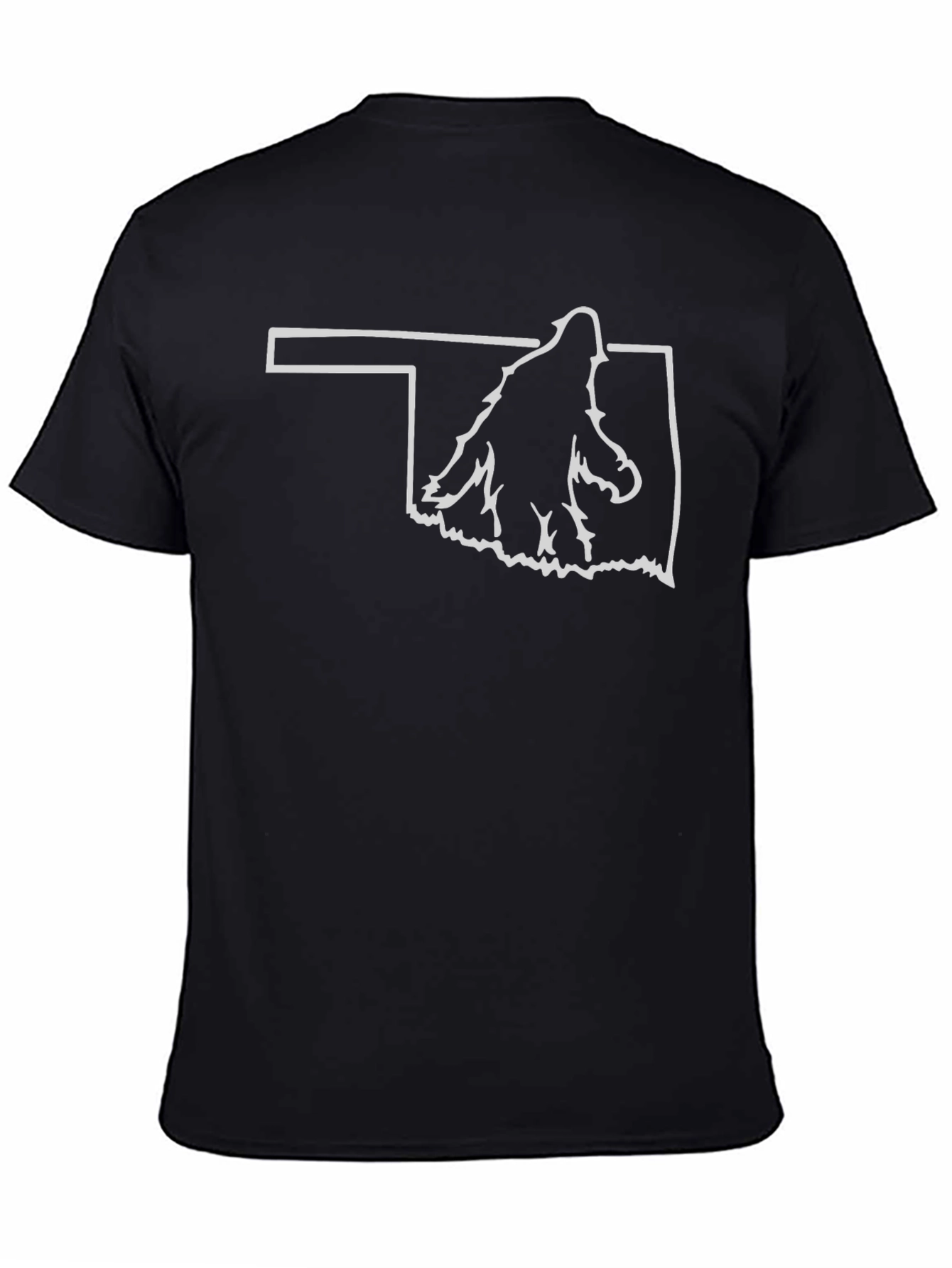 Oklahoma Bigfoot Graphic Tee - Black