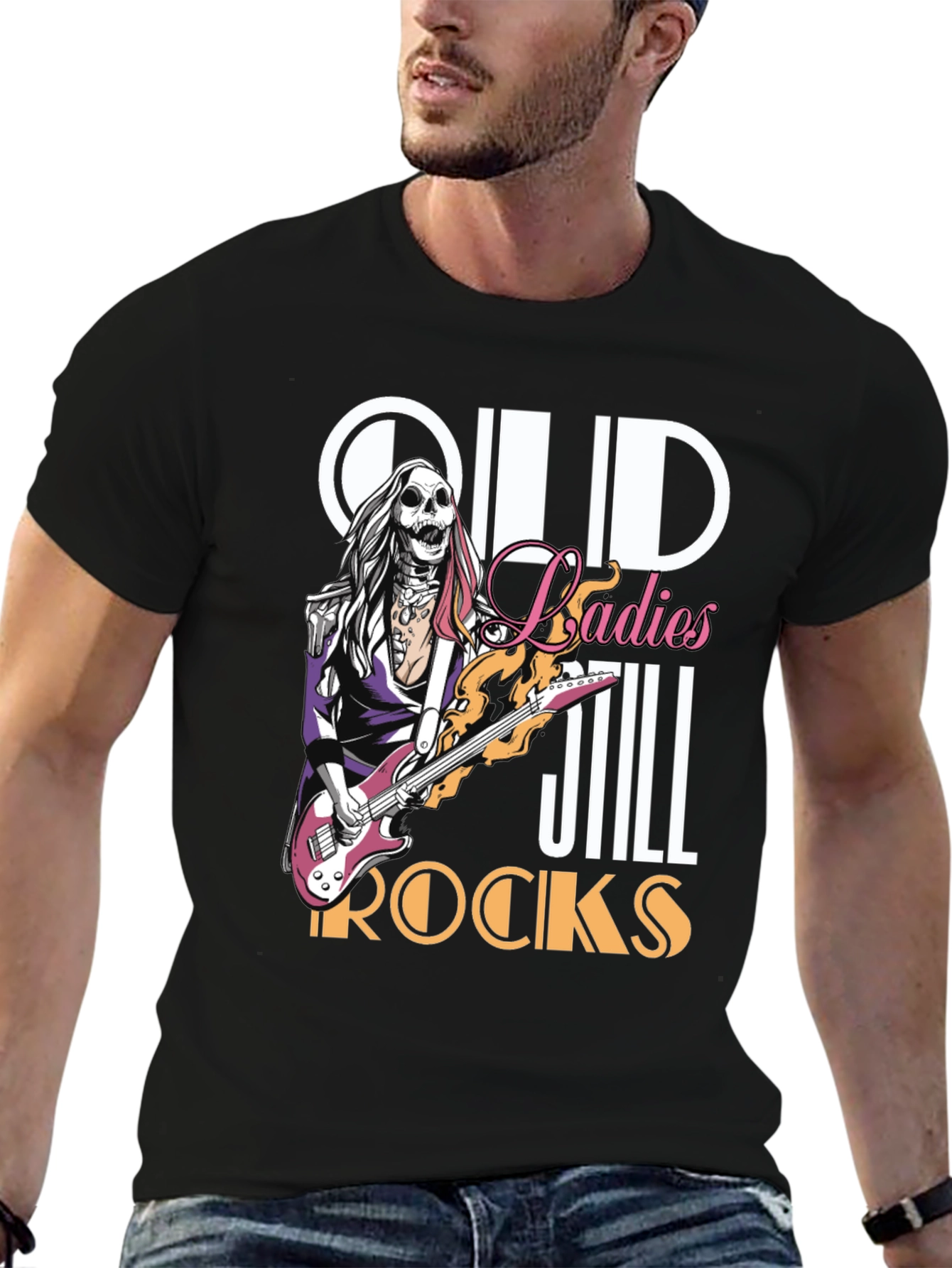 Old Ladies Jill Rocks Graphic T-Shirt