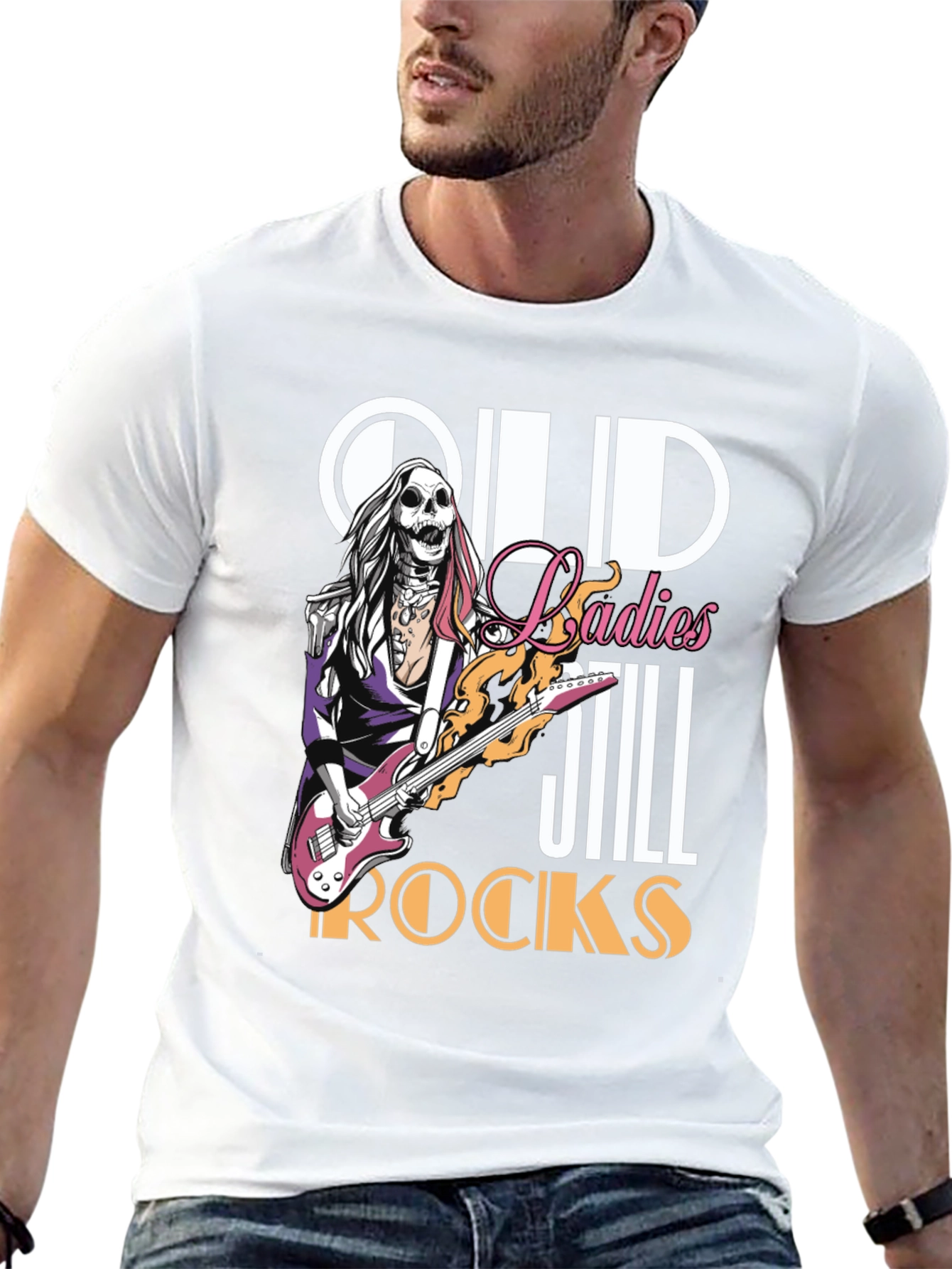 Old Ladies Jill Rocks Graphic T-Shirt