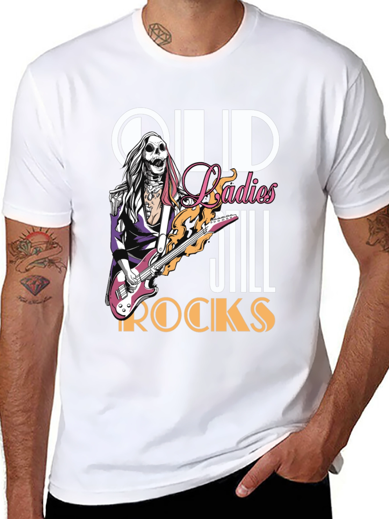 Old Ladies Jill Rocks Graphic T-Shirt