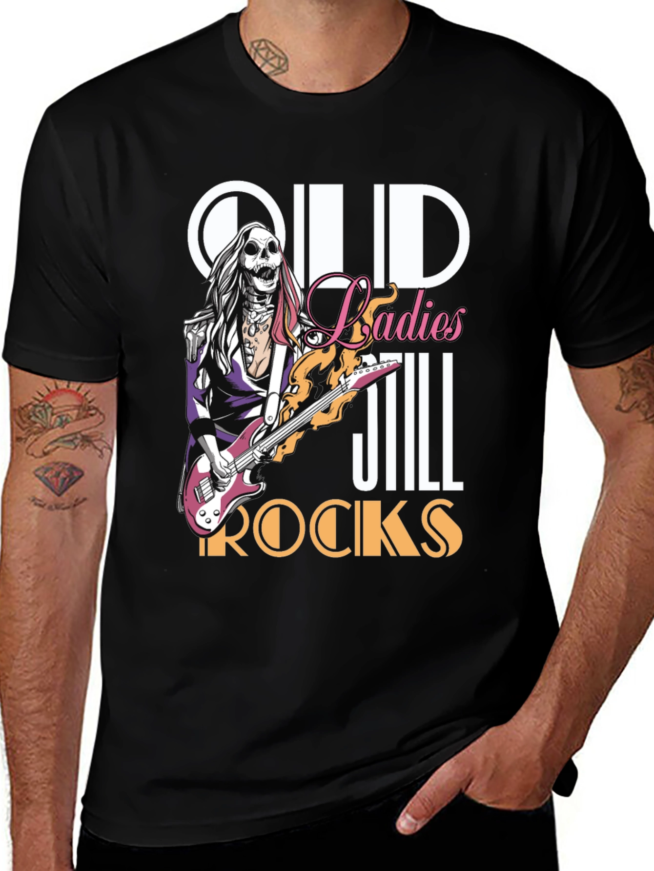 Old Ladies Jill Rocks Graphic T-Shirt