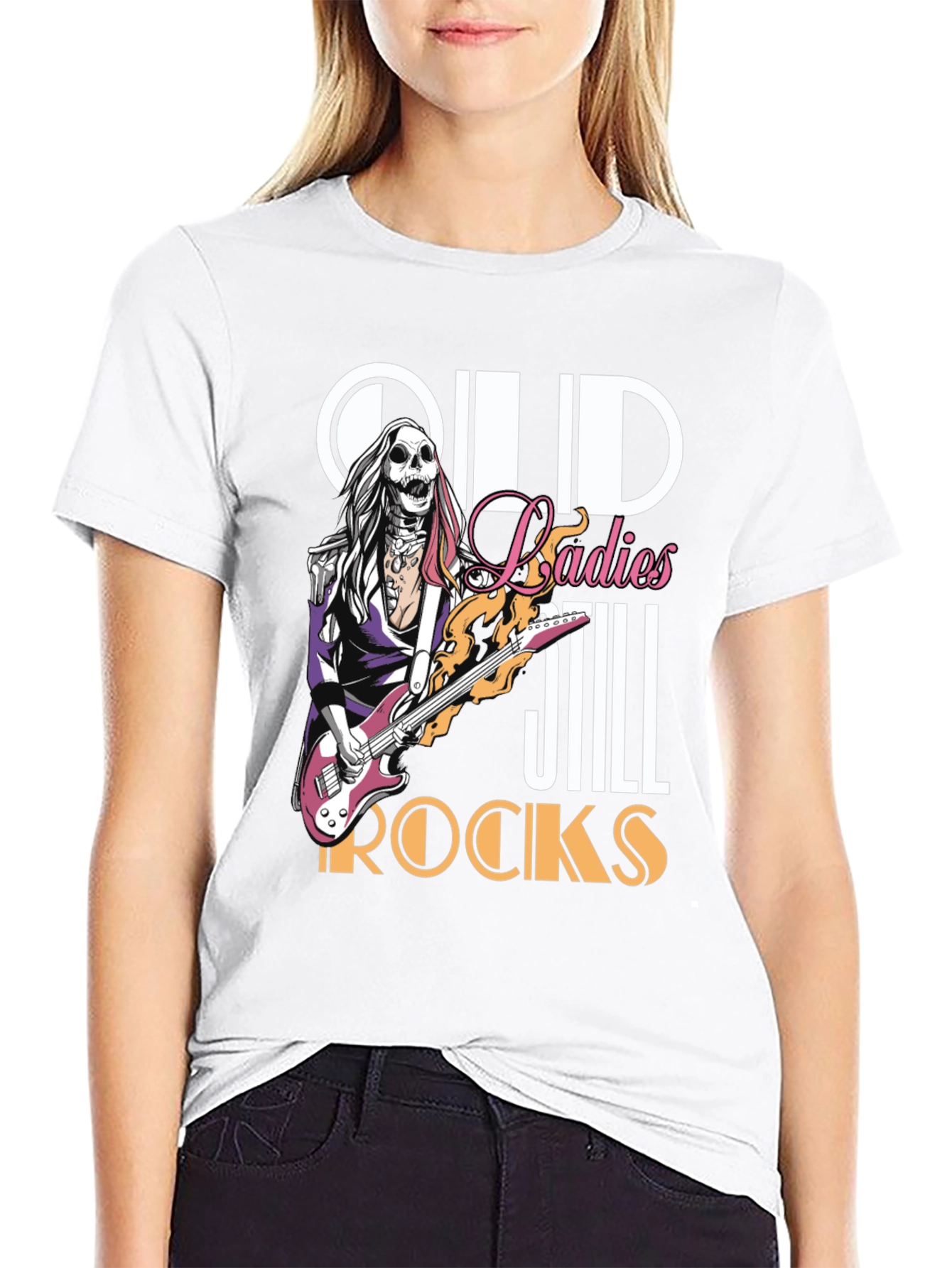Old Ladies Jill Rocks Graphic T-Shirt