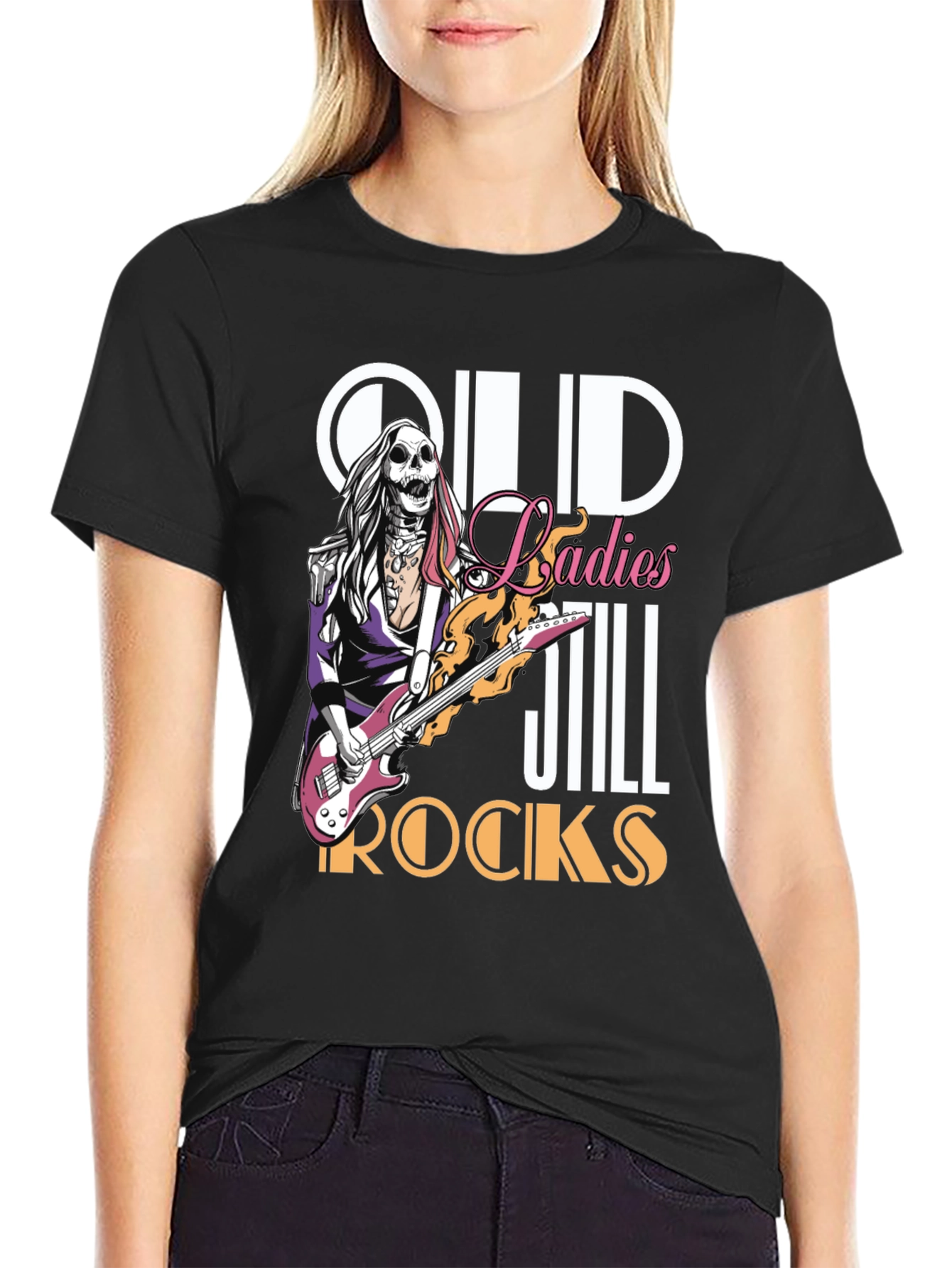 Old Ladies Jill Rocks Graphic T-Shirt