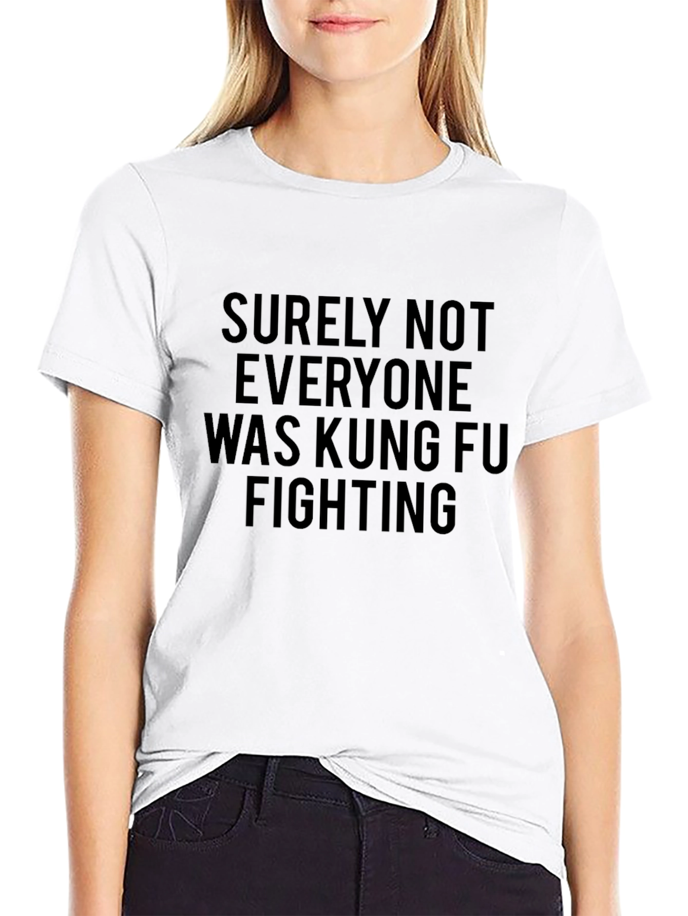 Kung Fu Fighting Funny Graphic Tee