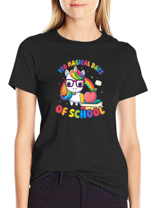 100 Magical Days of School Unicorn T-Shirt