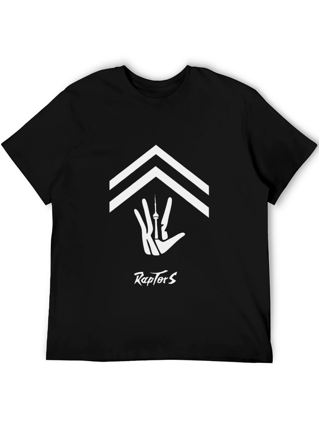 Toronto Raptors Hand Sign Black T-Shirt
