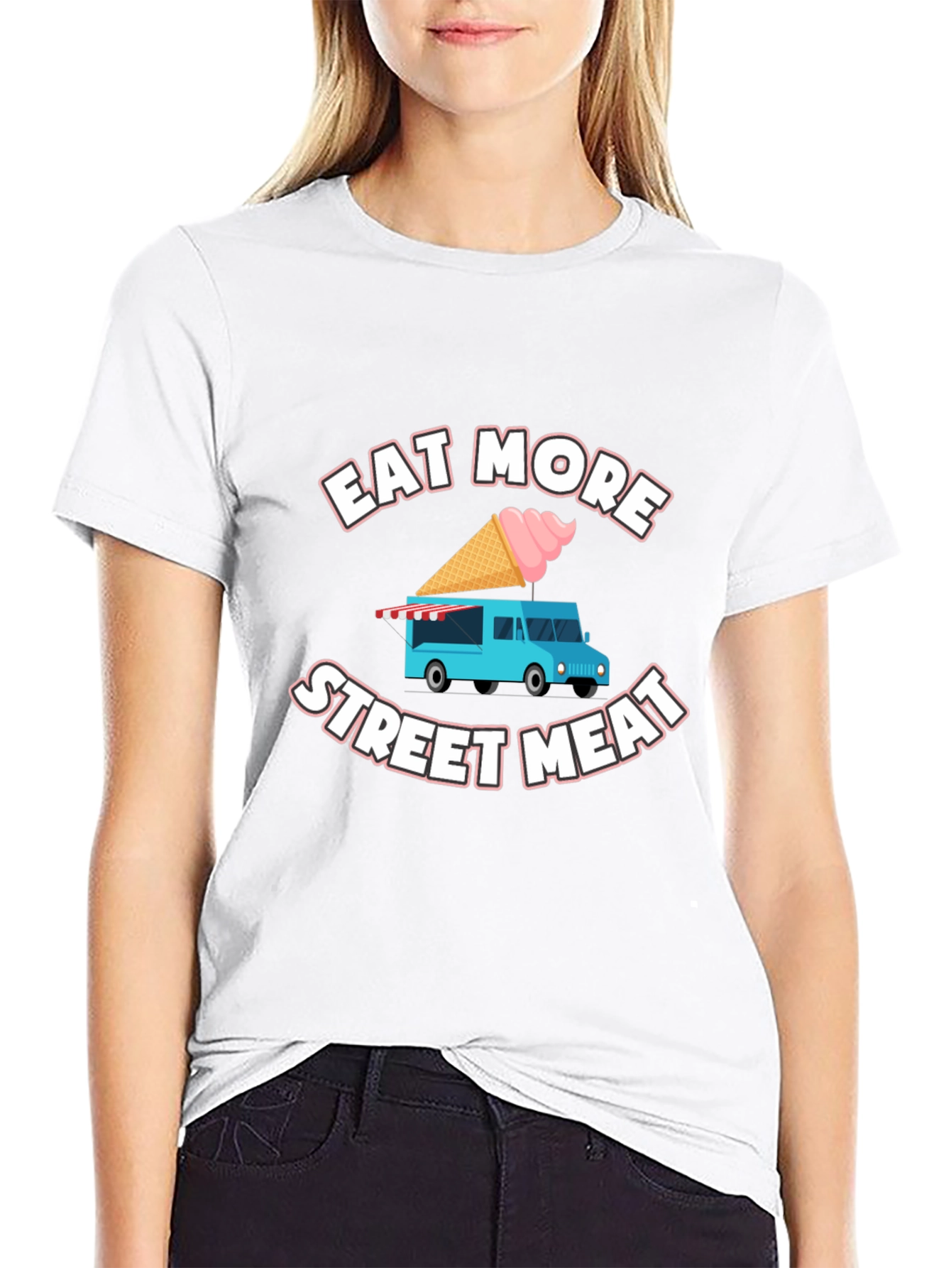 Eat More Street Meat T-Shirt Food Truck Tee