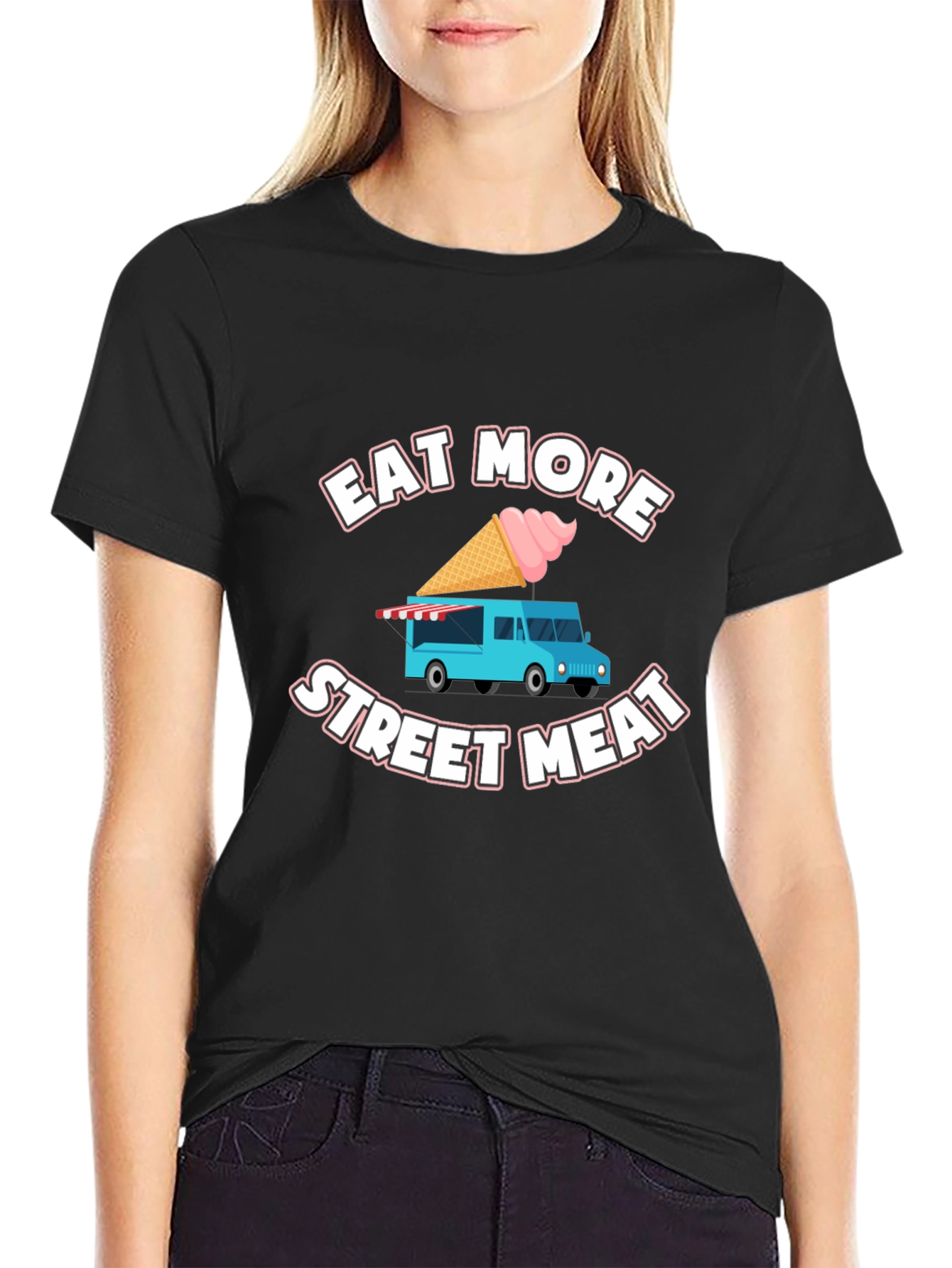 Eat More Street Meat T-Shirt Food Truck Tee