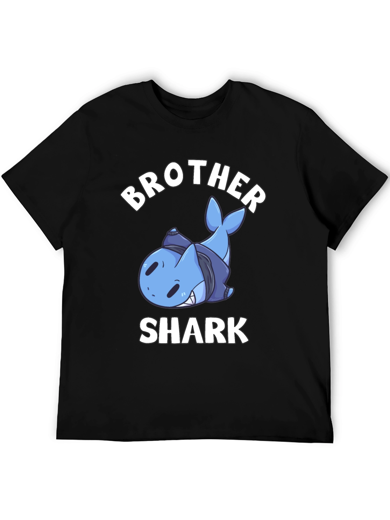 Brother Shark T-Shirt - Funny Cartoon Shark Tee