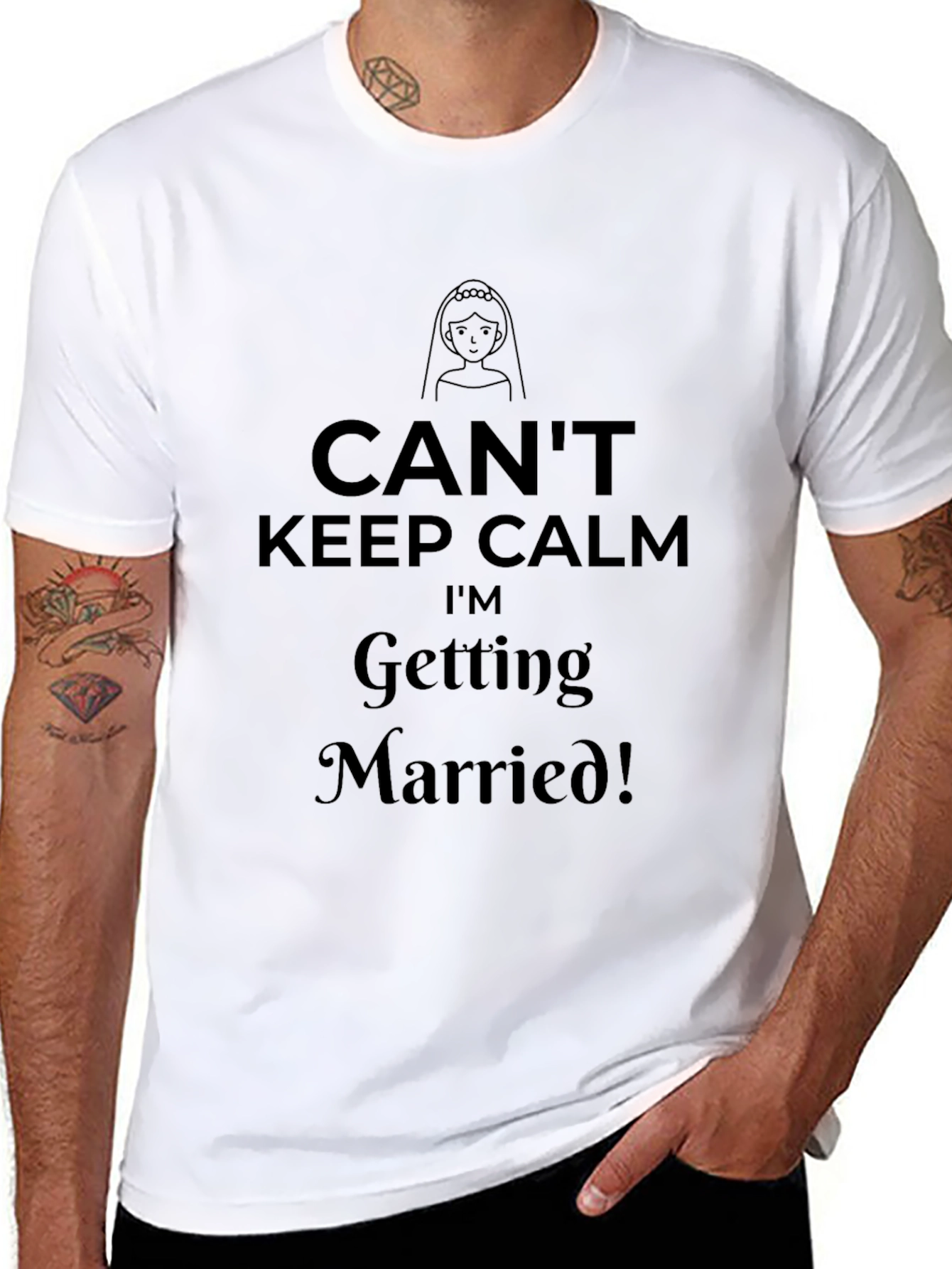 Cant Keep Calm Getting Married T-Shirt