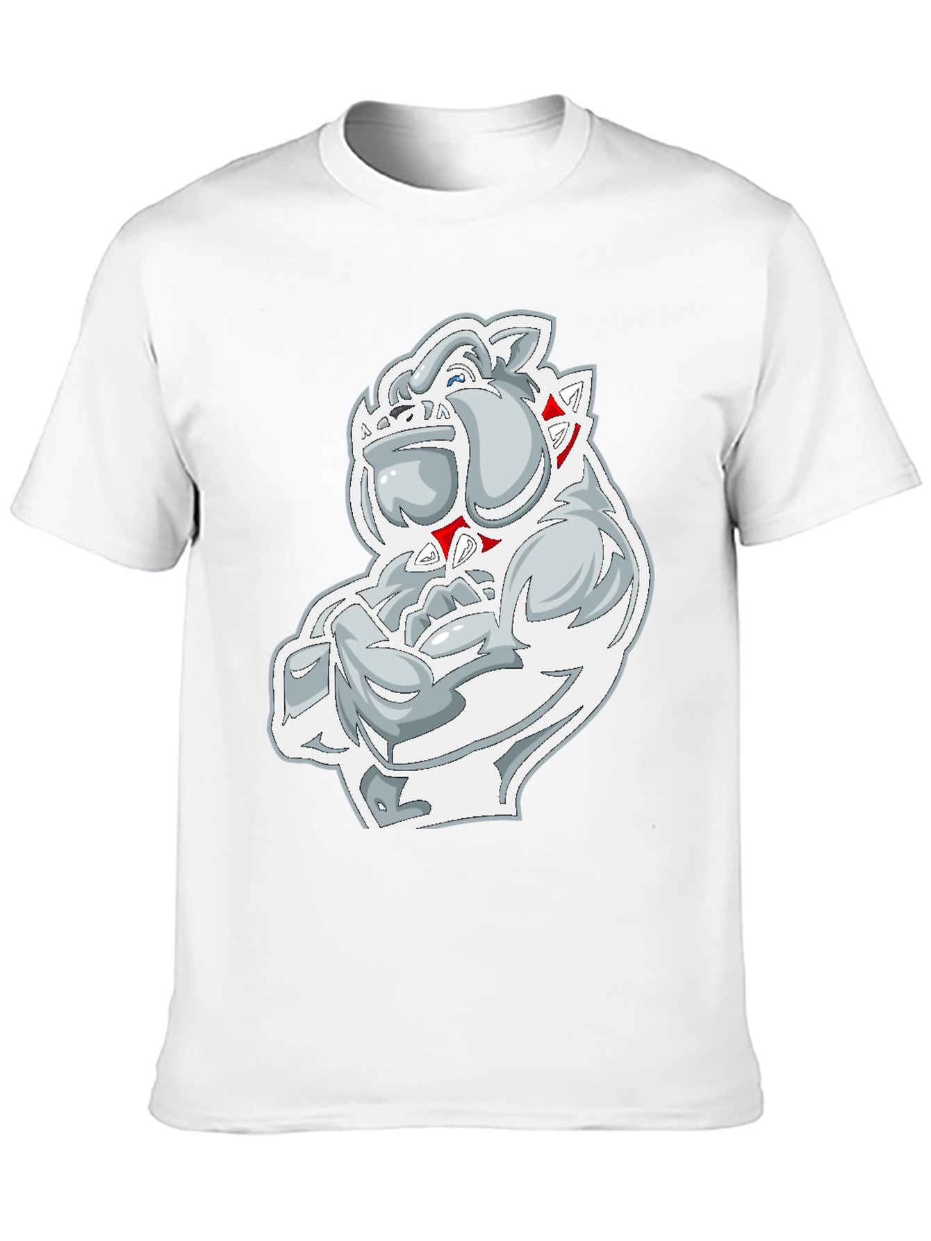 Bulldog Graphic Black T-Shirt