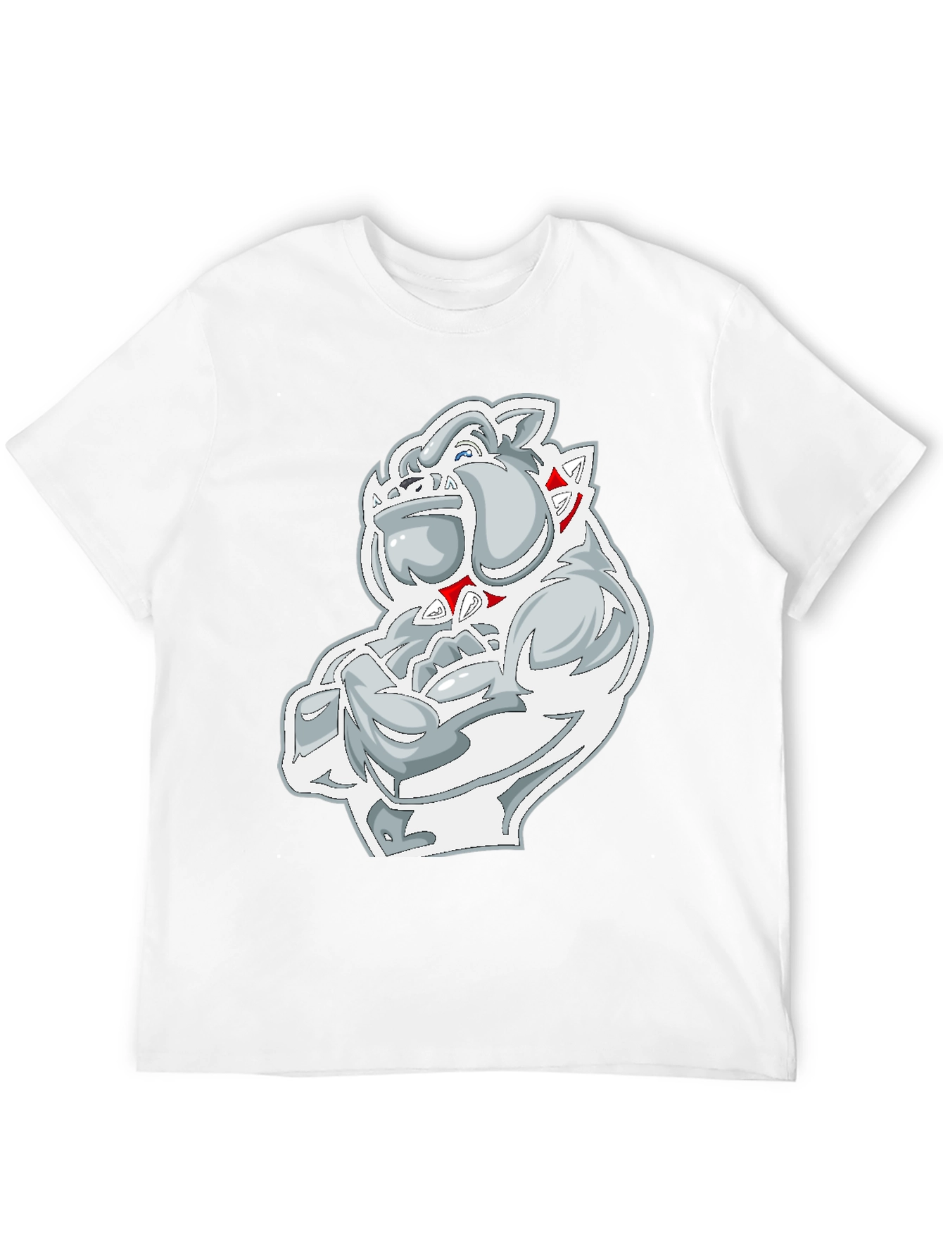 Bulldog Graphic Black T-Shirt