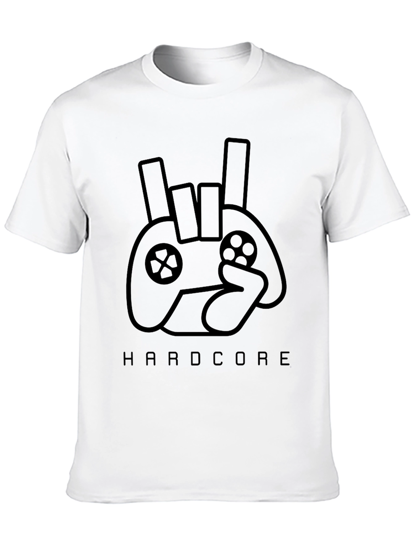 Hardcore Gamer Black T-Shirt