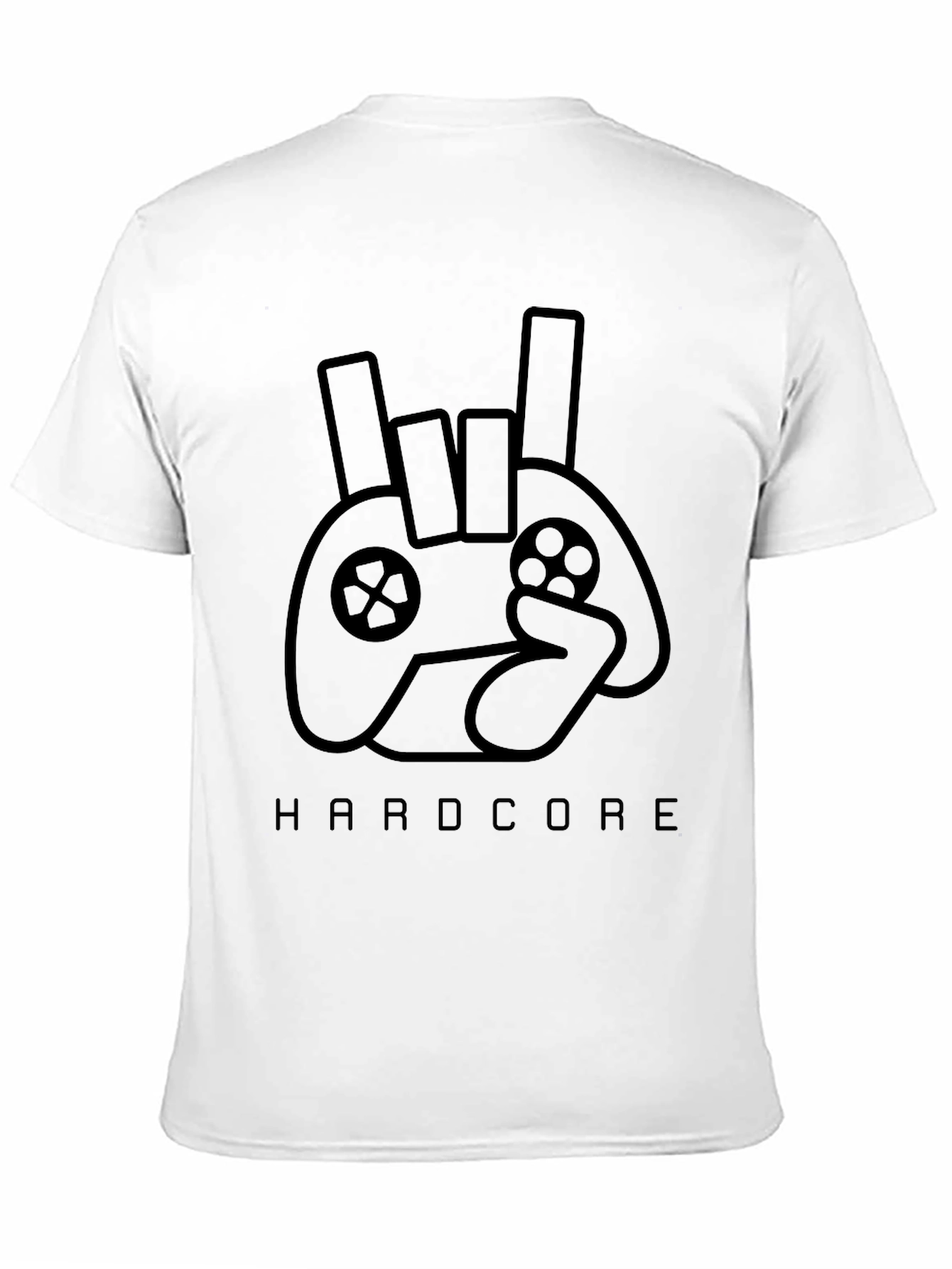 Hardcore Gamer Black T-Shirt
