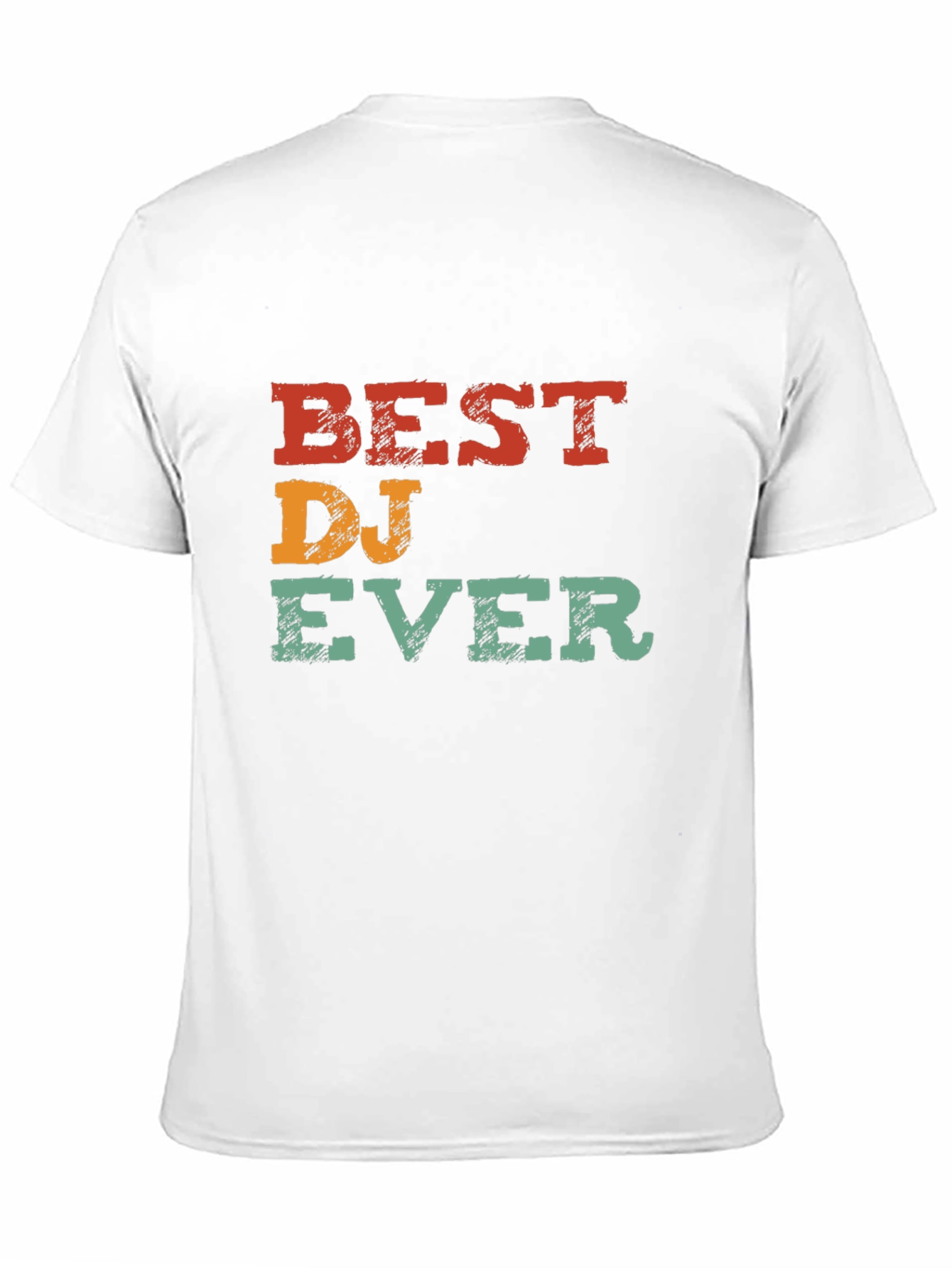 Best DJ Ever Graphic Tee - Black Cotton T-Shirt