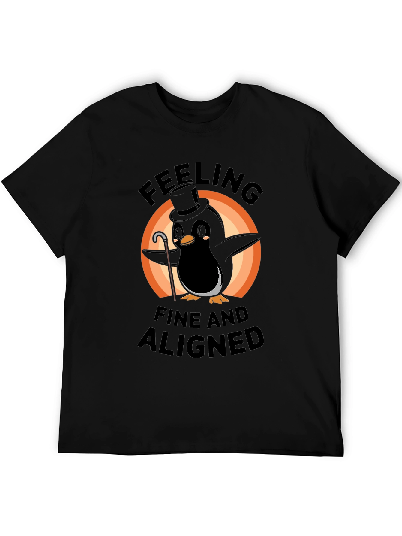 Feeling Fine Penguin T-Shirt